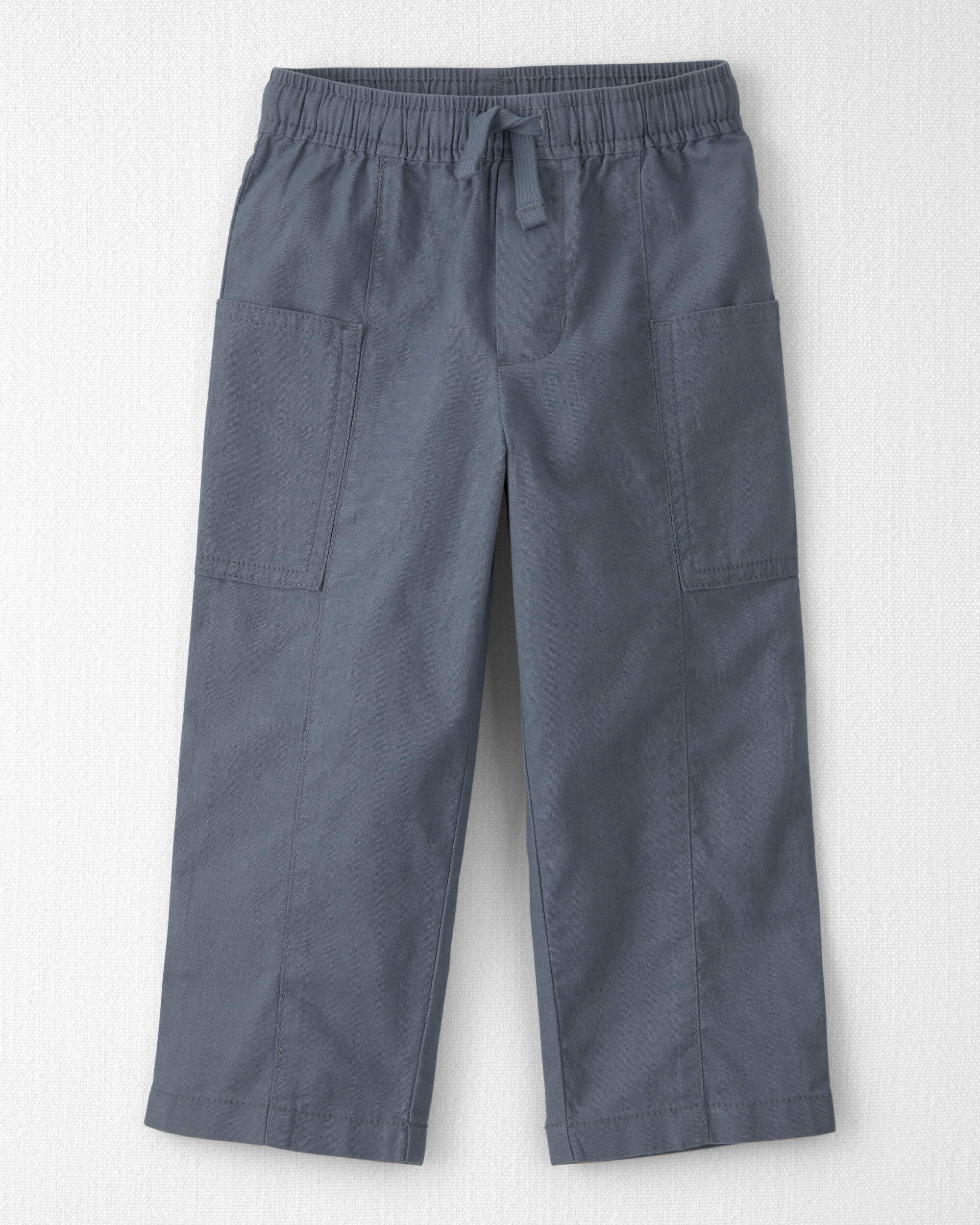 Toddler Boy Linen Pants Made with Organic Cotton