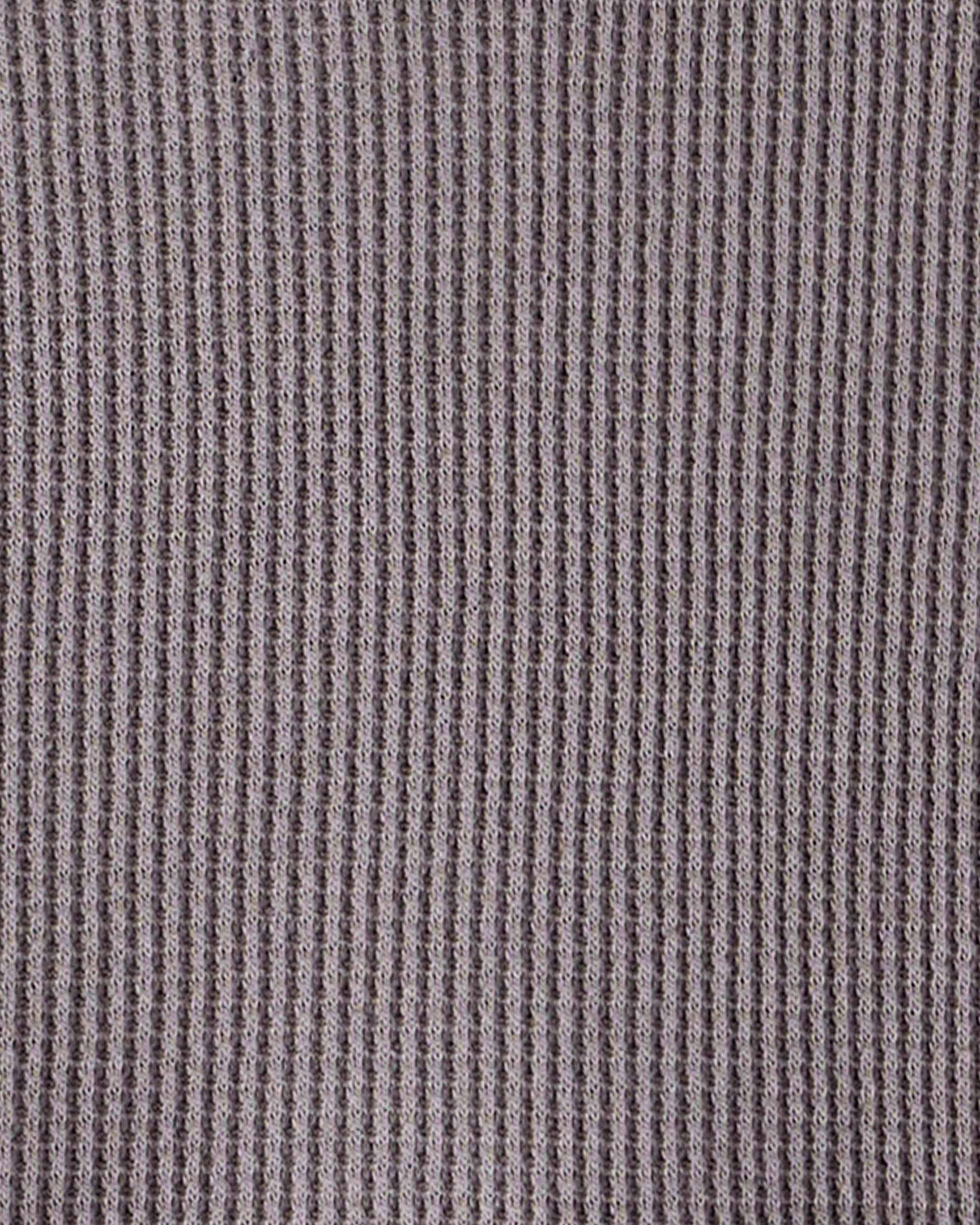 Toddler Boy Waffle Knit Long-Sleeve Tee & Pant Set - Grey