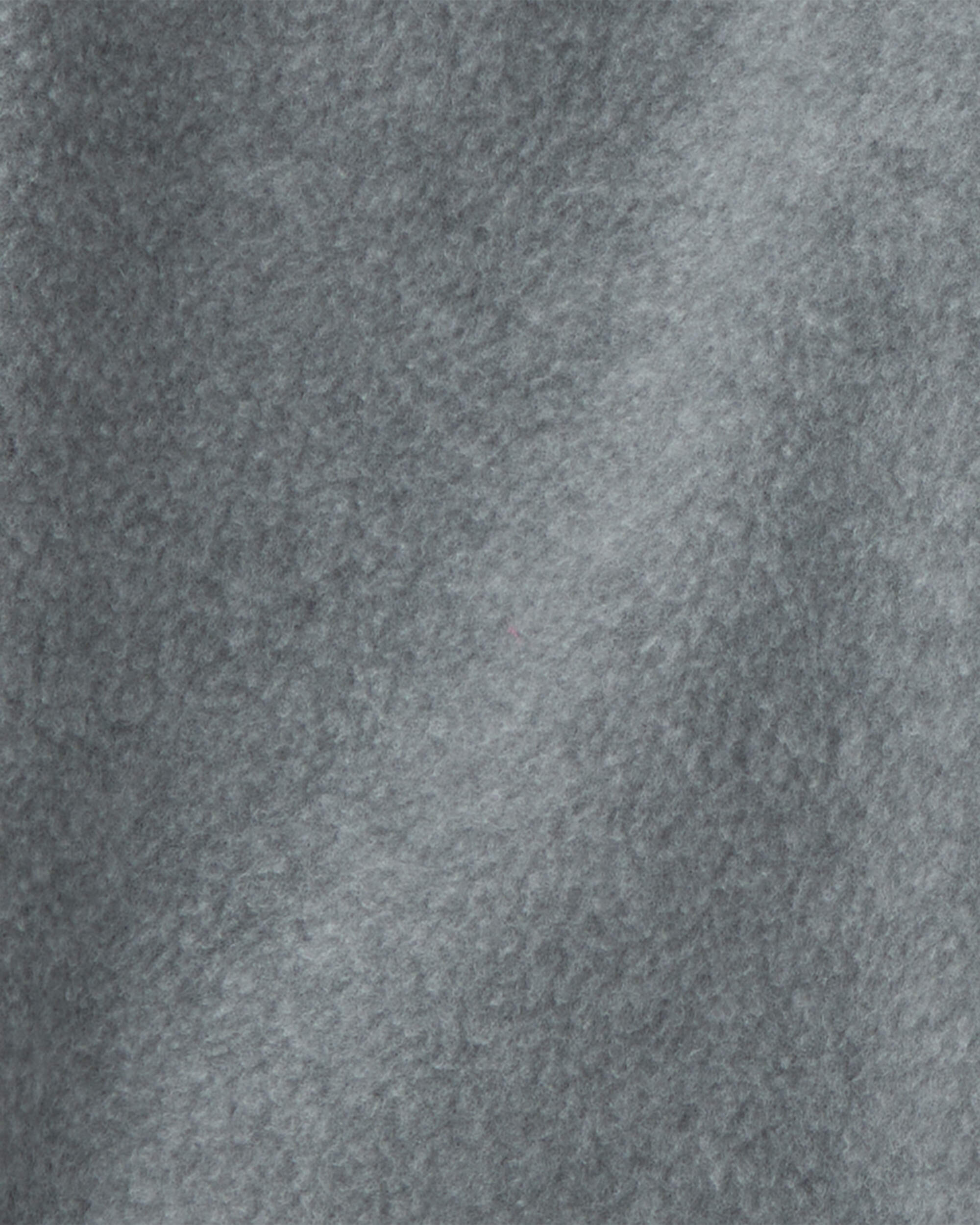Boys Fleece Wide-Leg Pants - Grey