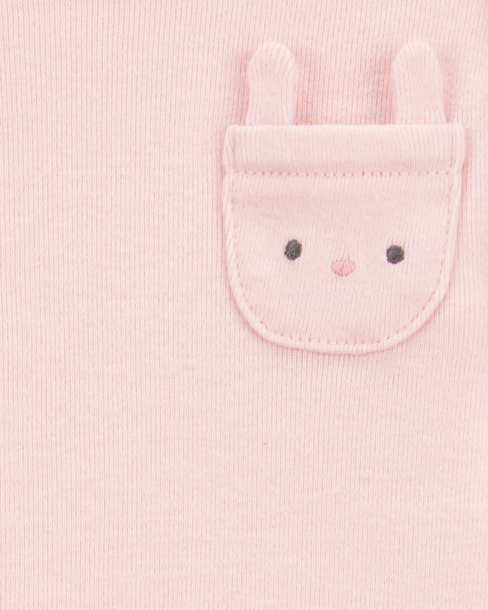 Baby Girl 5-Pack Floral Bunny Short-Sleeve Cotton Bodysuits