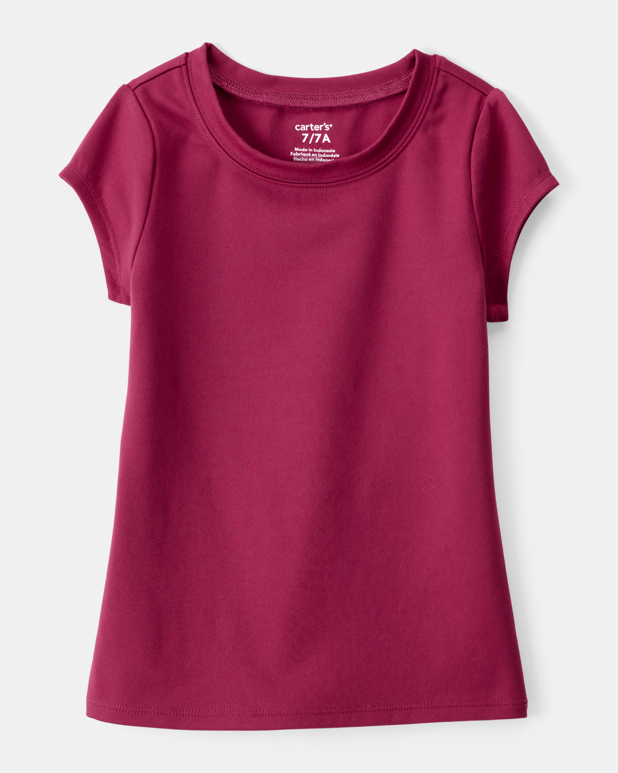 Girls Short-Sleeve Fashion Top - Red