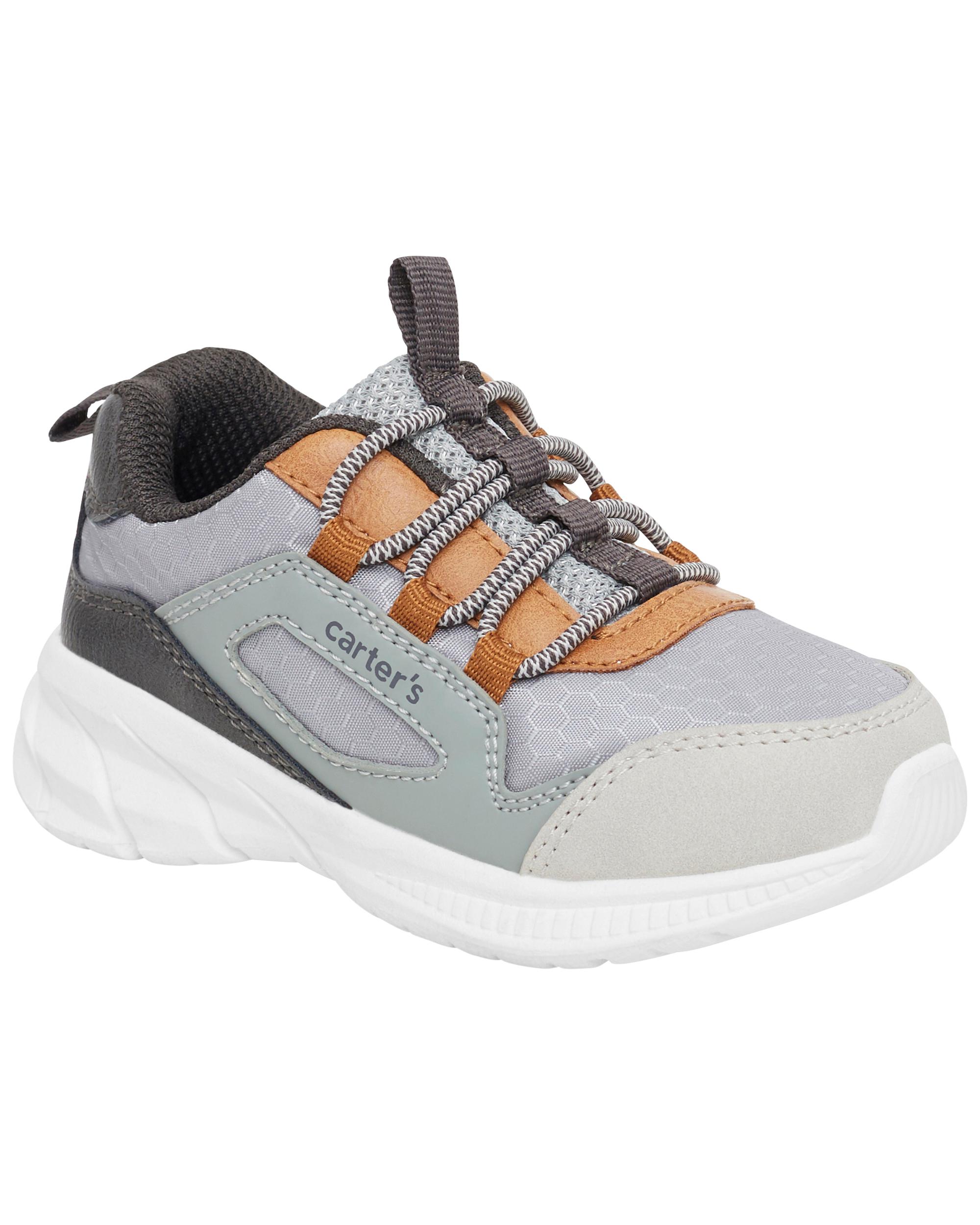 Baskets Garçon OshKosh Westley - Gris - Taille 12 M - Neuf Avec Boîte