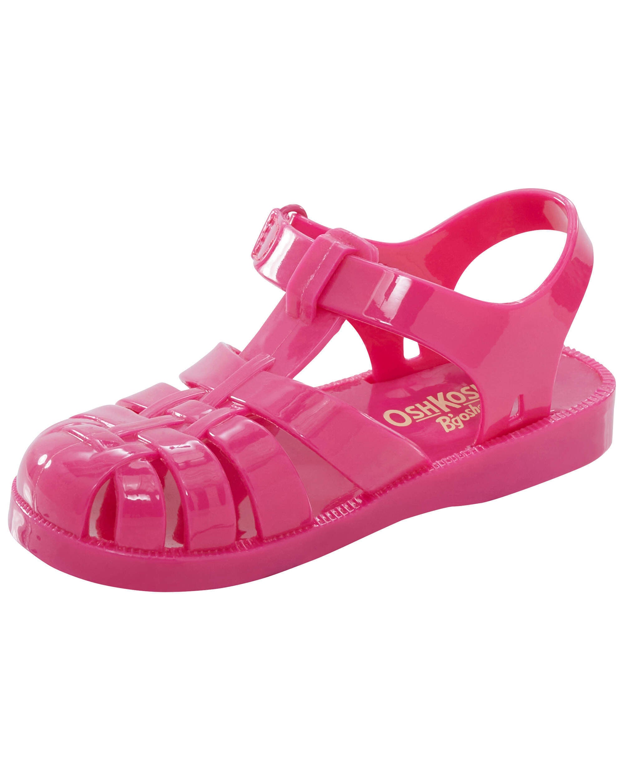 Neon pink jelly sandals store