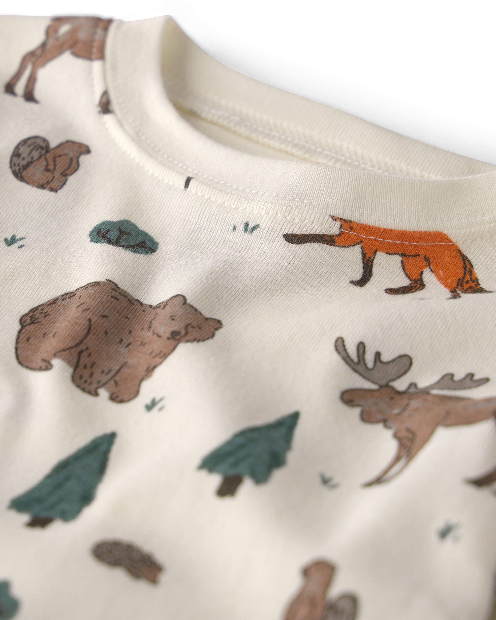 Baby 2-Piece Organic Cotton Pajamas Woodland Creatures