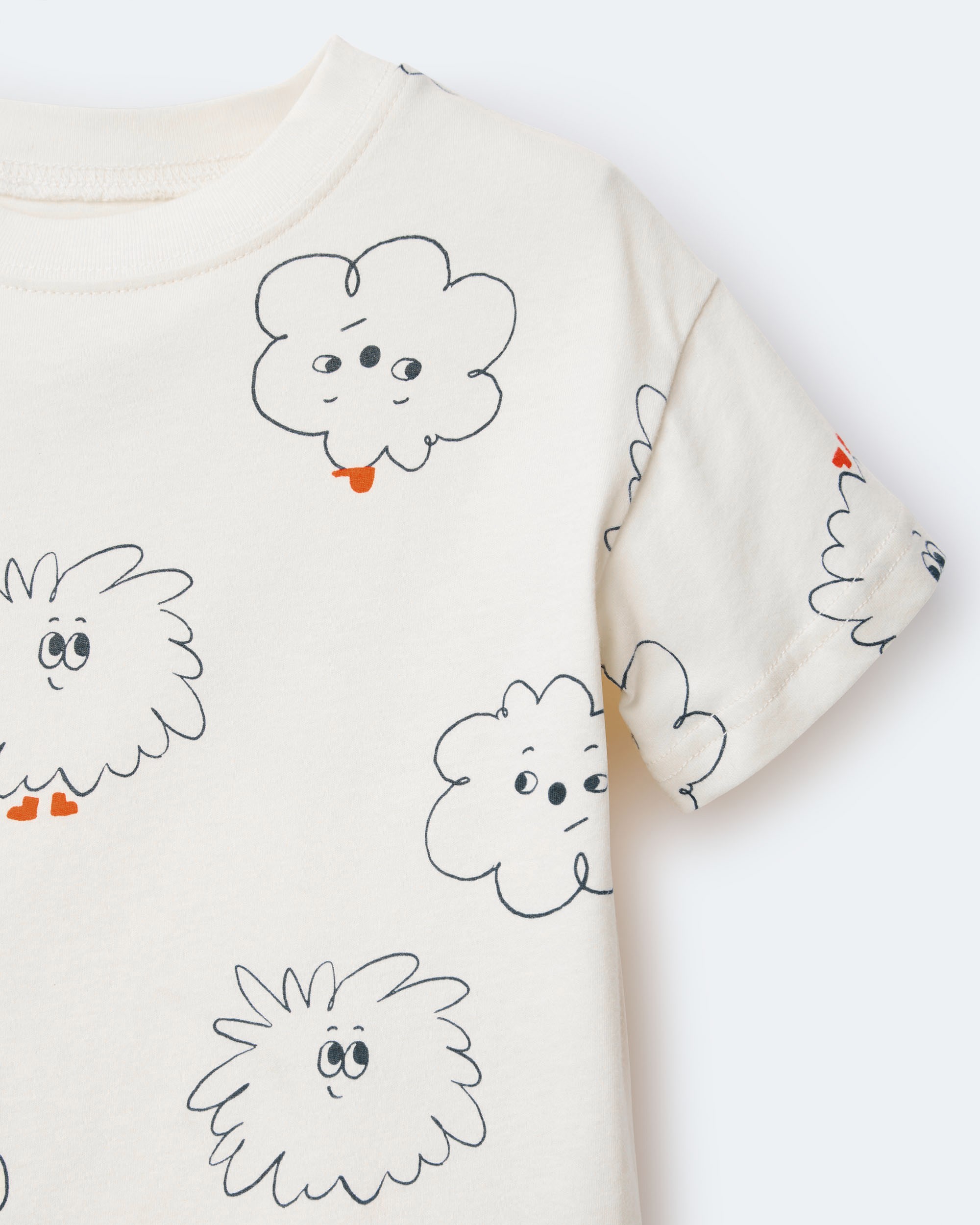 Toddler Squish Short-Sleeve Relaxed Graphic Tee - Cream