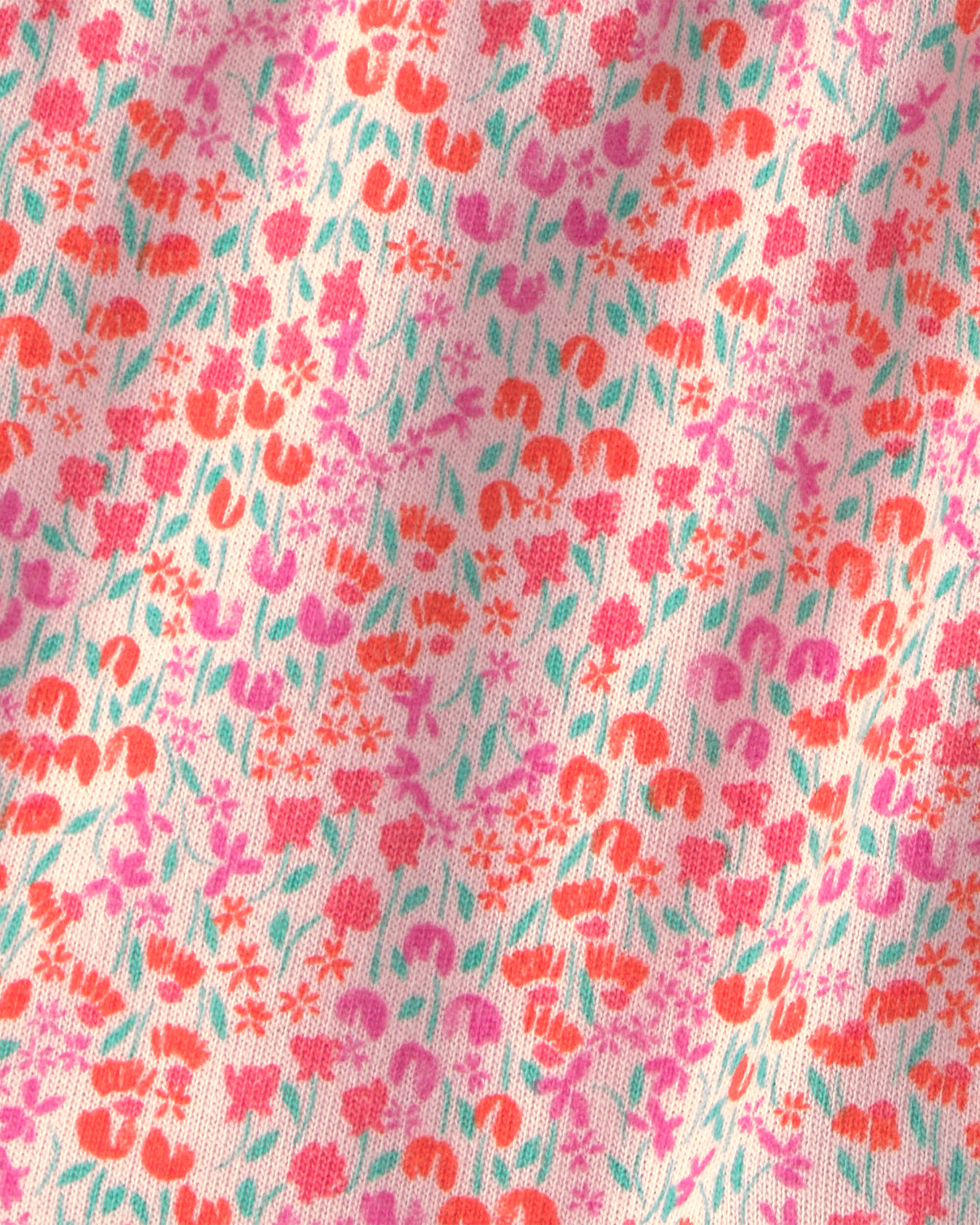 Toddler Girl Floral French Terry Shorts