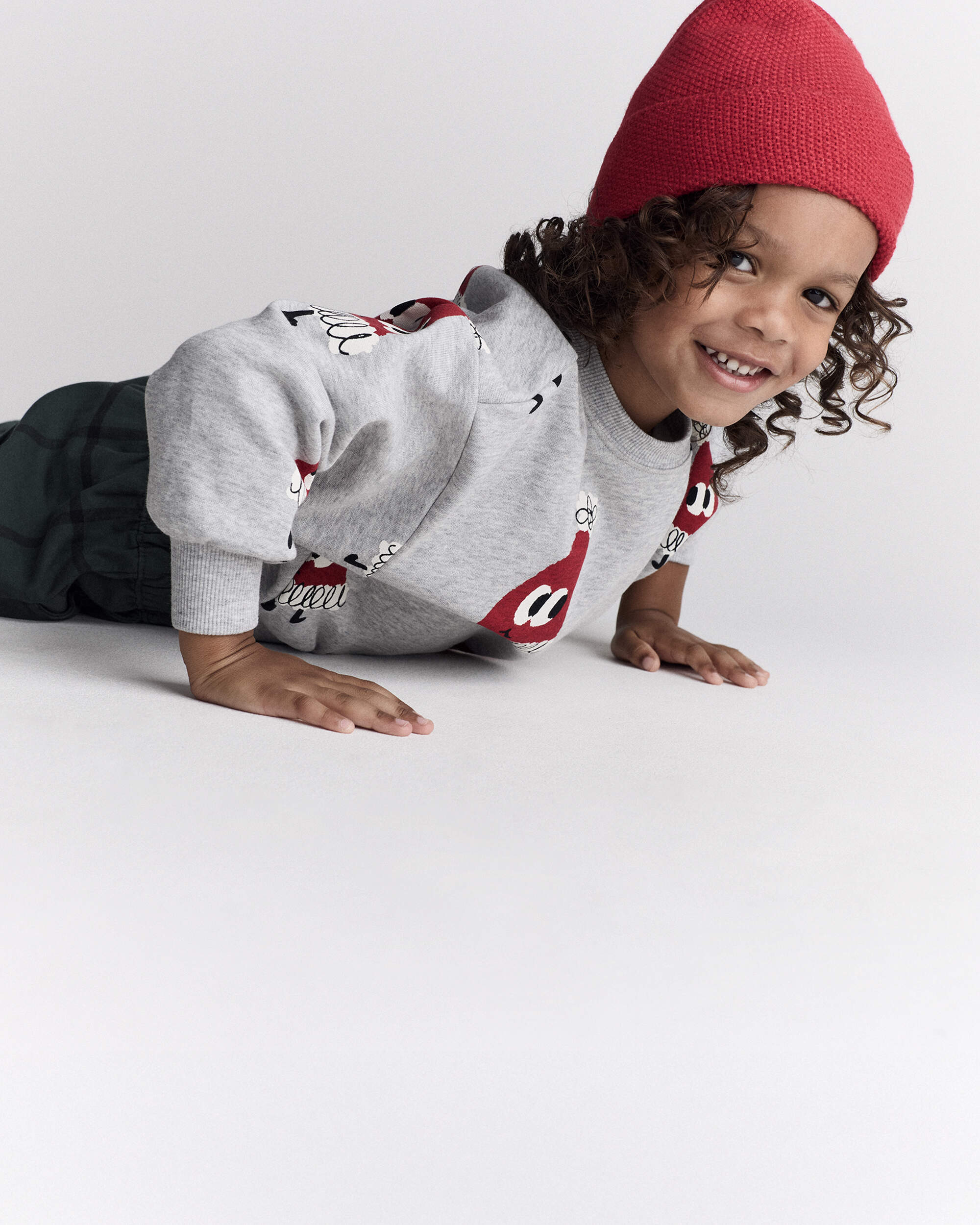 Toddler Boy Beanie - Red