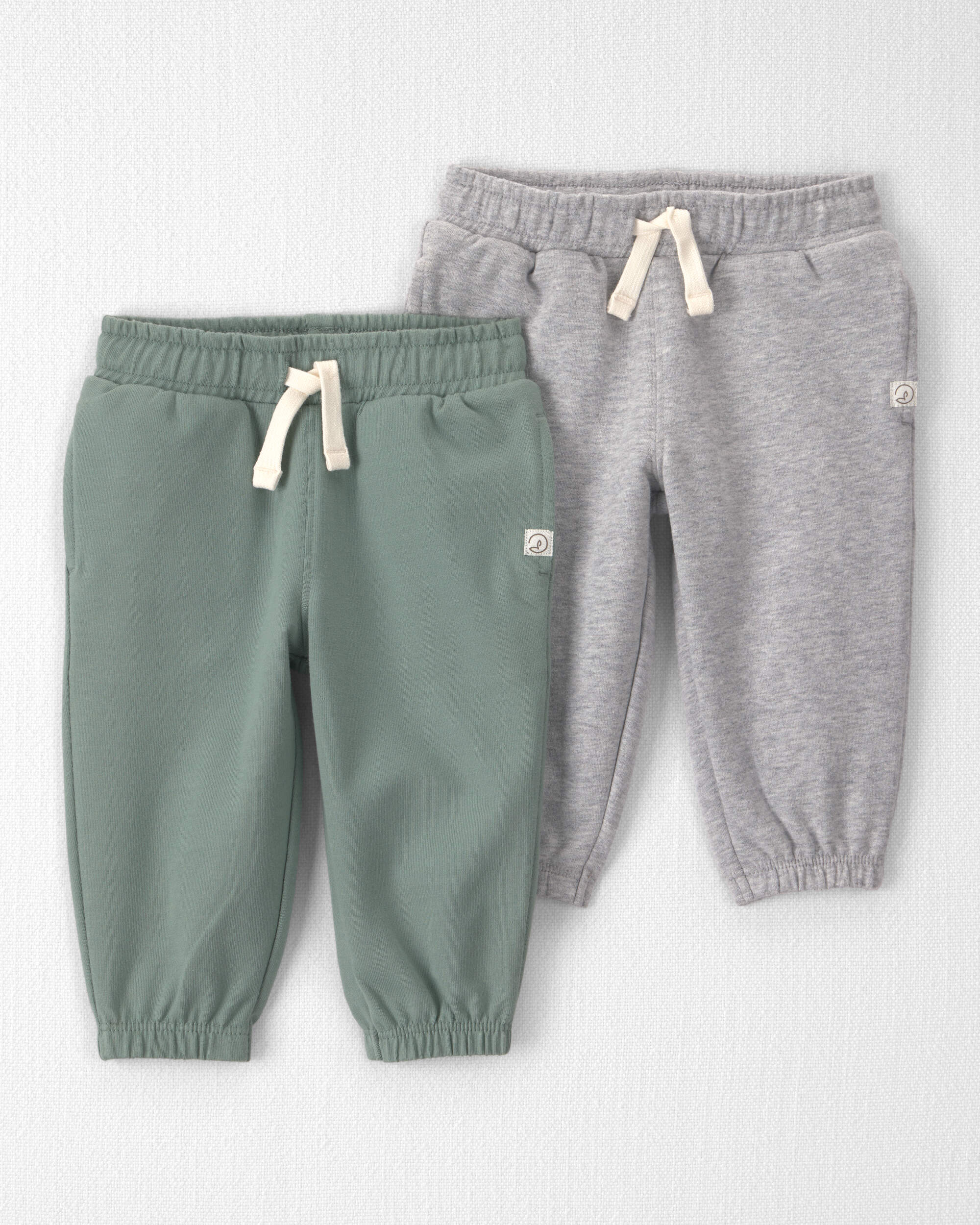 Baby 2-Pack Organic Cotton French Terry Joggers
