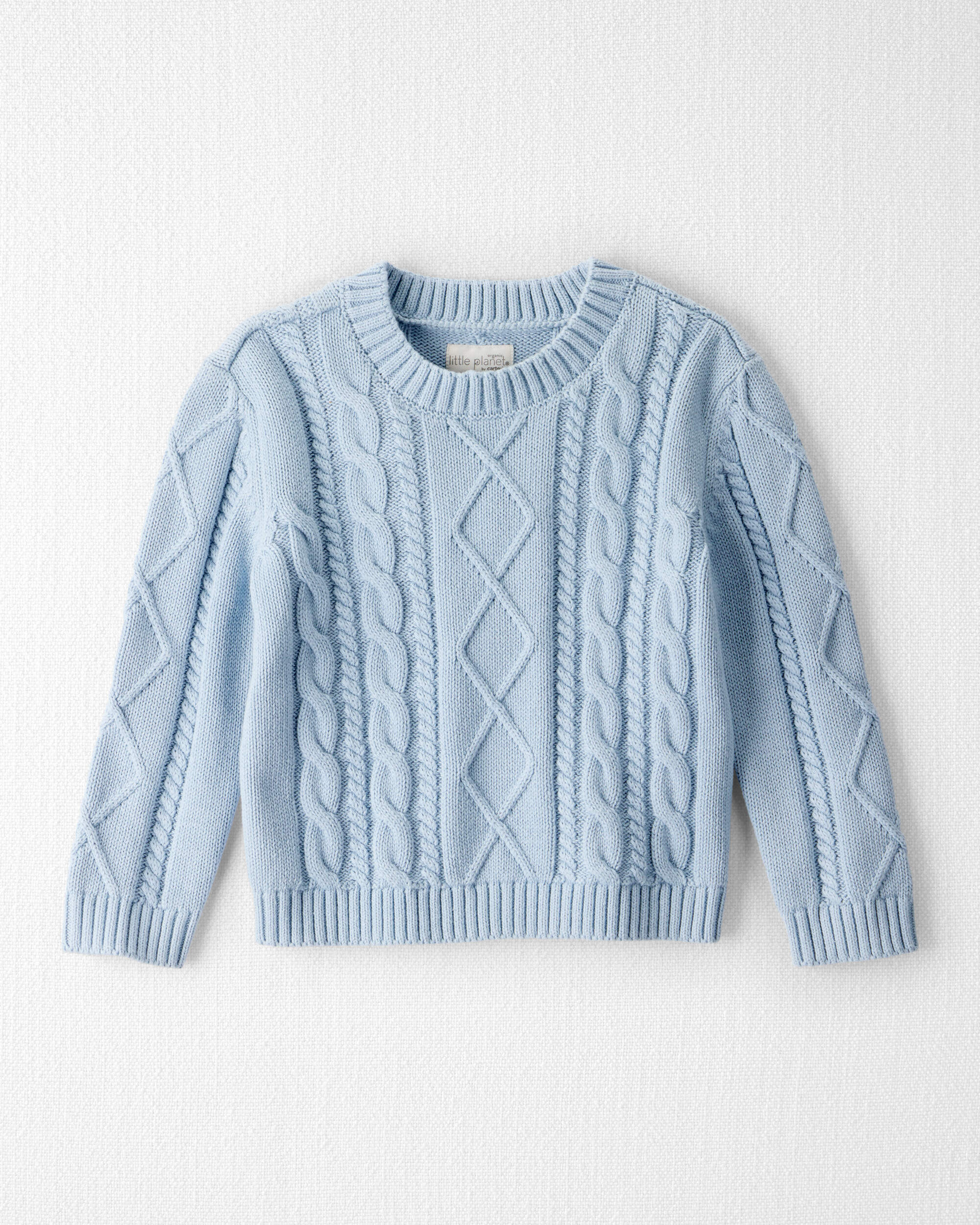 Toddler Organic Cotton Cable Knit Sweater