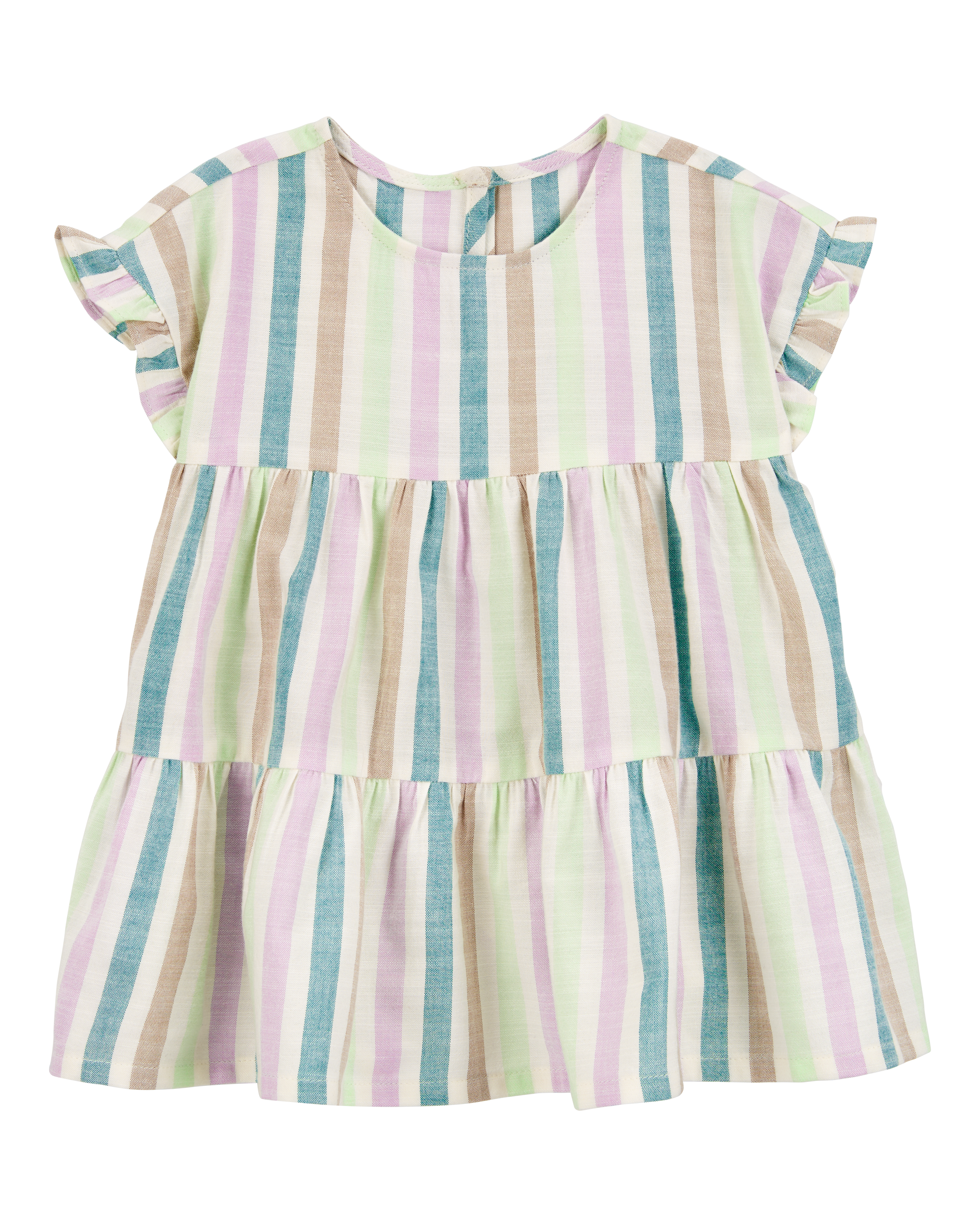Baby Striped Tiered Dress