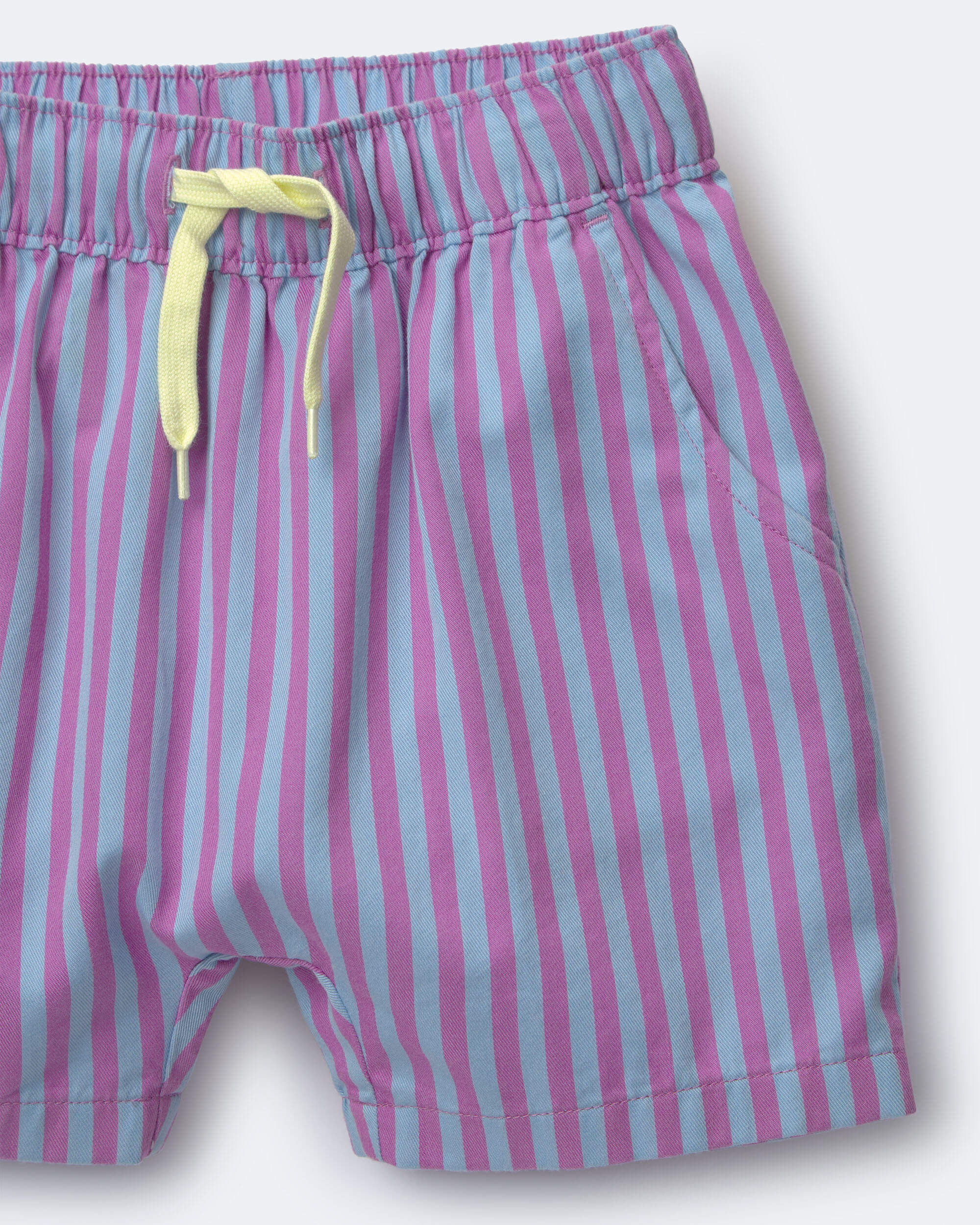 Toddler Boy Playground Shorts Stripes - Blue/Purple