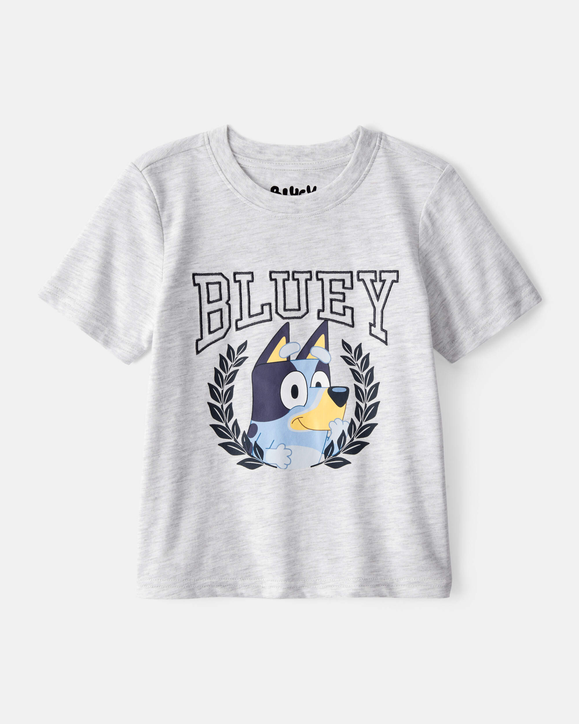 Toddler Neutral Bluey Short-Sleeve Graphic Tee - Grey