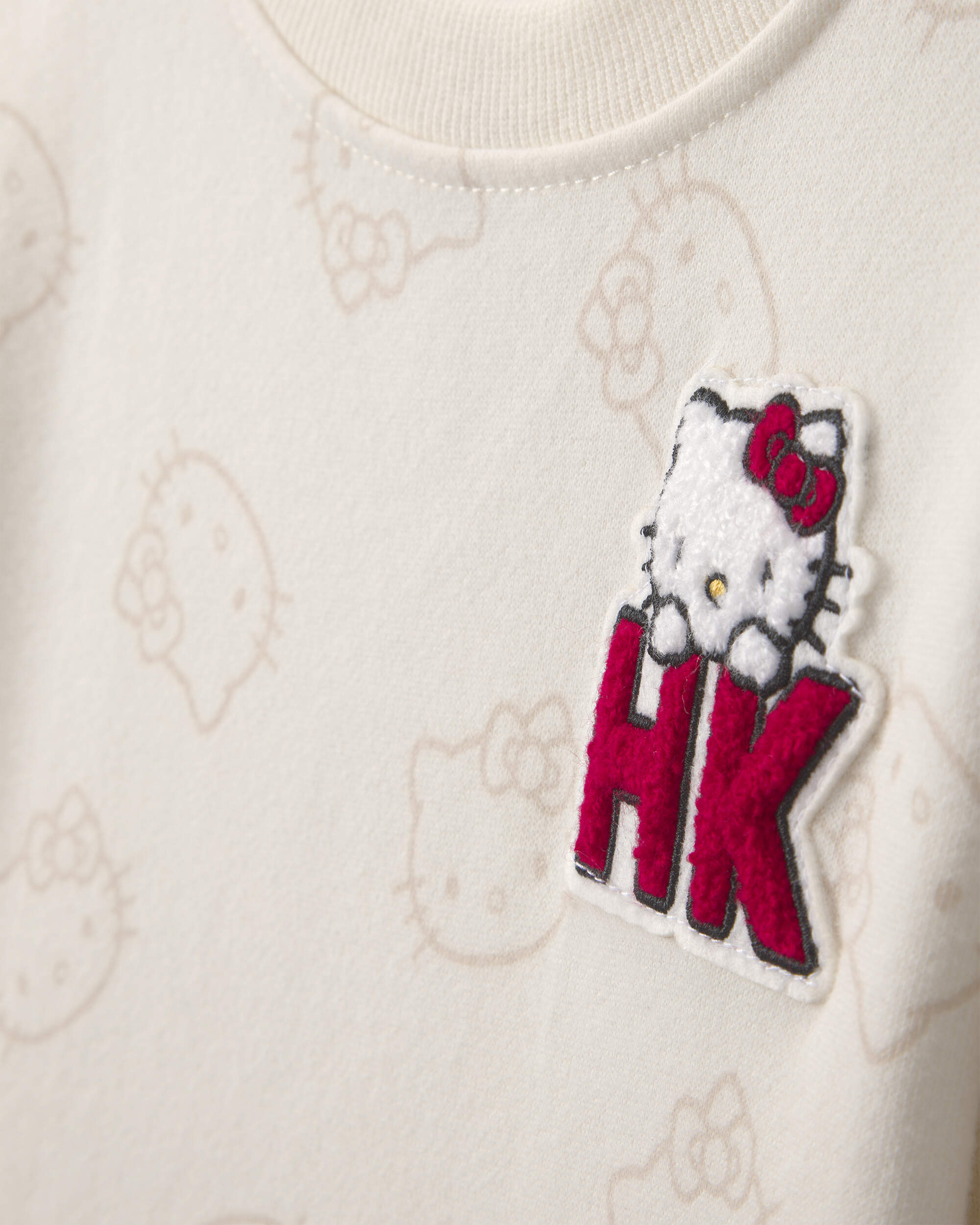 Toddler Girl Hello Kitty® Heart Long-Sleeve Layered Dress - Cream
