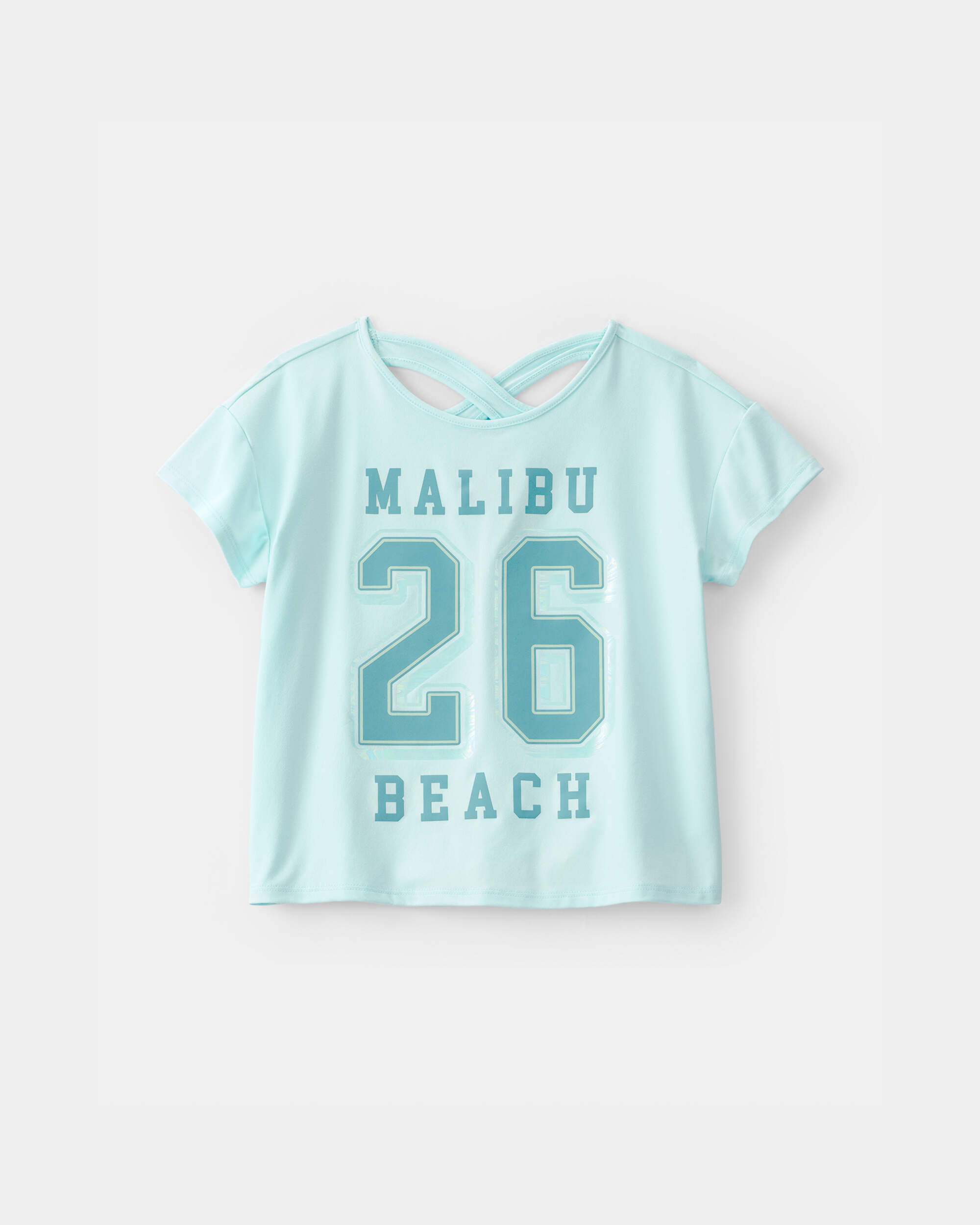 Girls 'Malibu Beach' Active Top - Blue