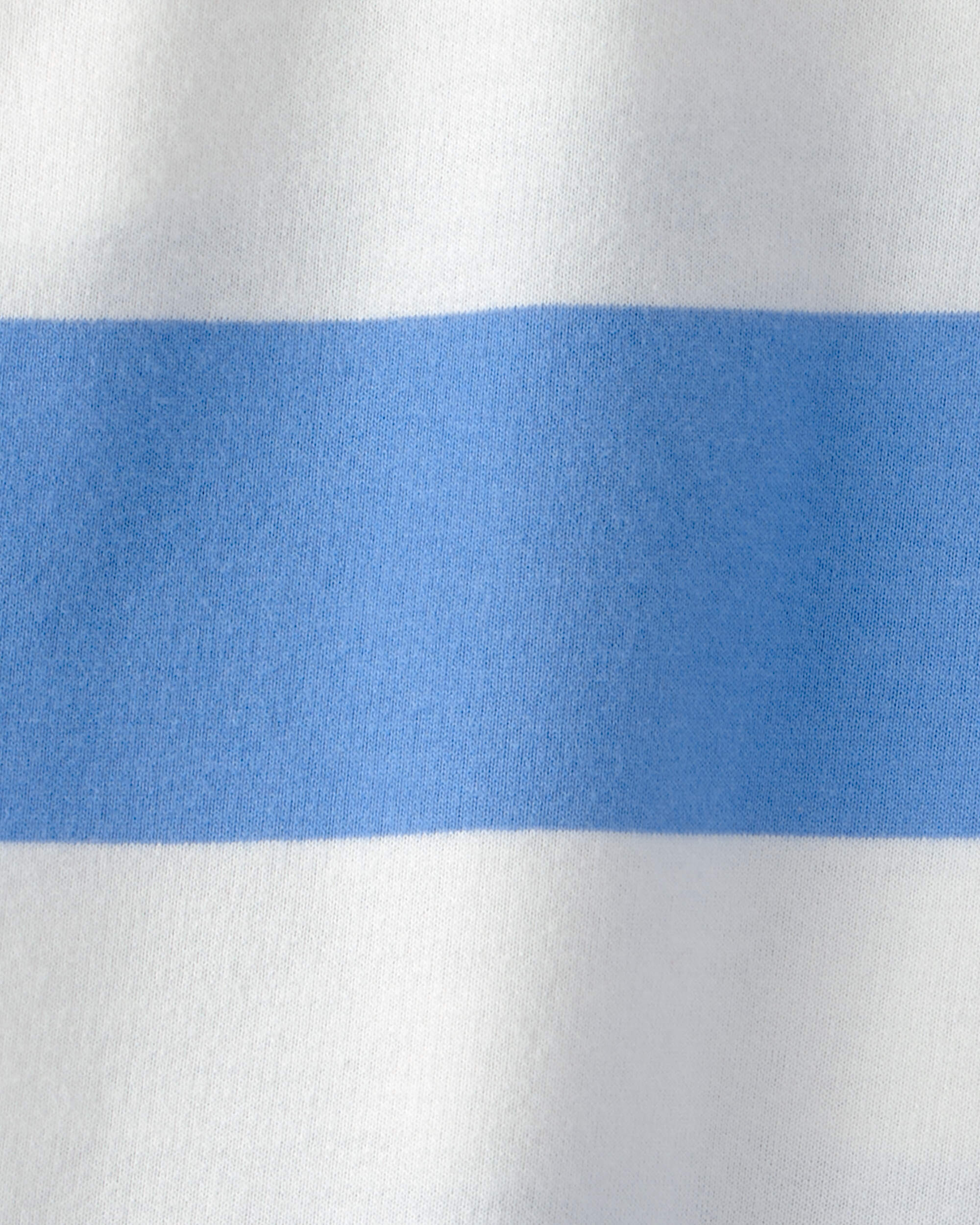 Boys Striped French Terry Pullover Sweatshirt - Blue/White