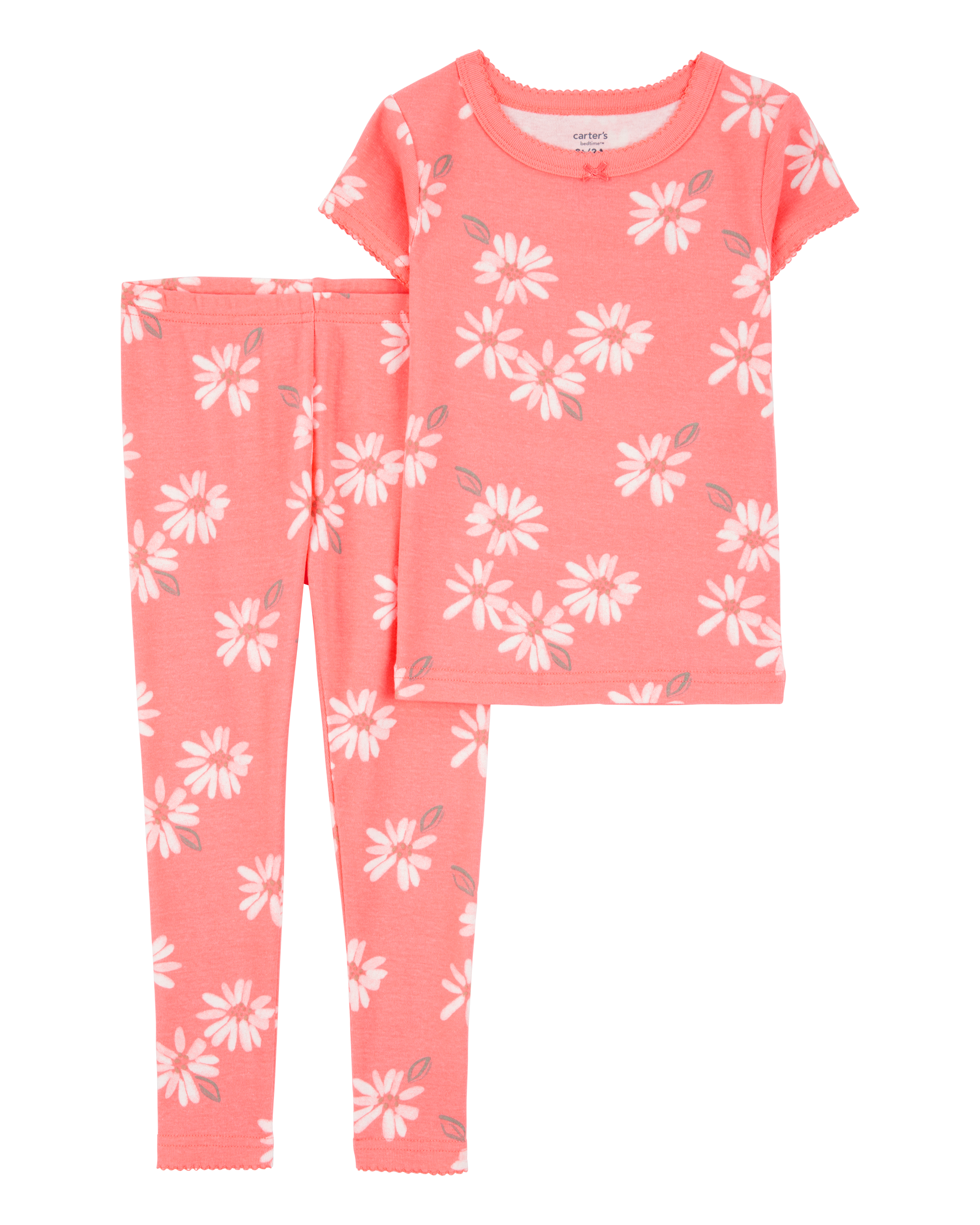 Toddler 2-Piece Floral 100% Snug Fit Cotton Pyjamas