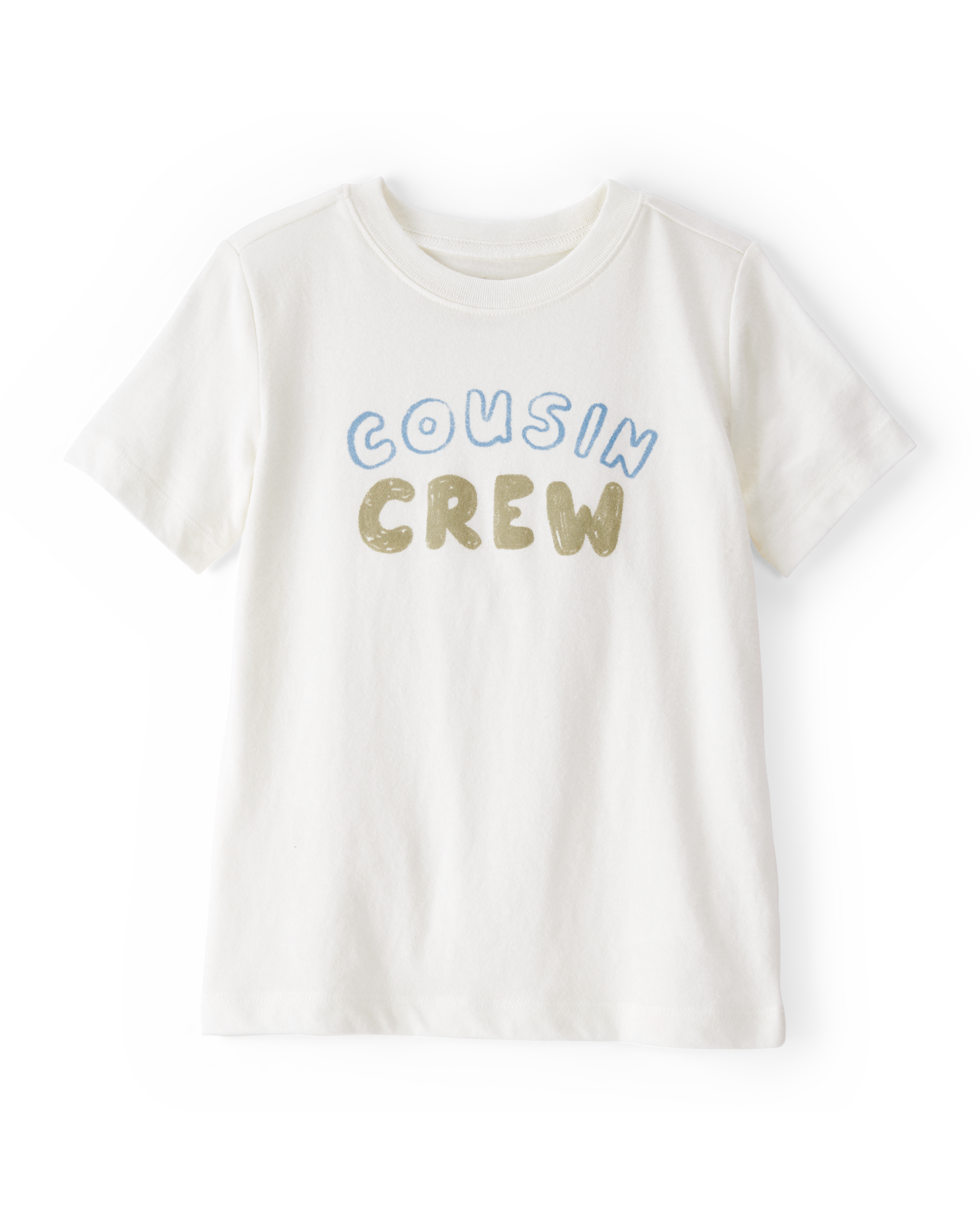 Toddler Cousin Crew Short-Sleeve Graphic Tee -White