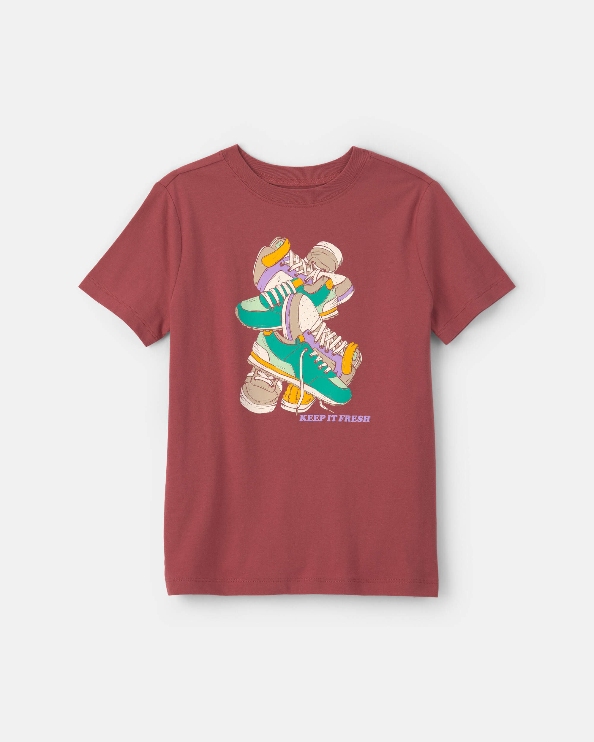 Boys Sneaker Graphic Tee - Brown