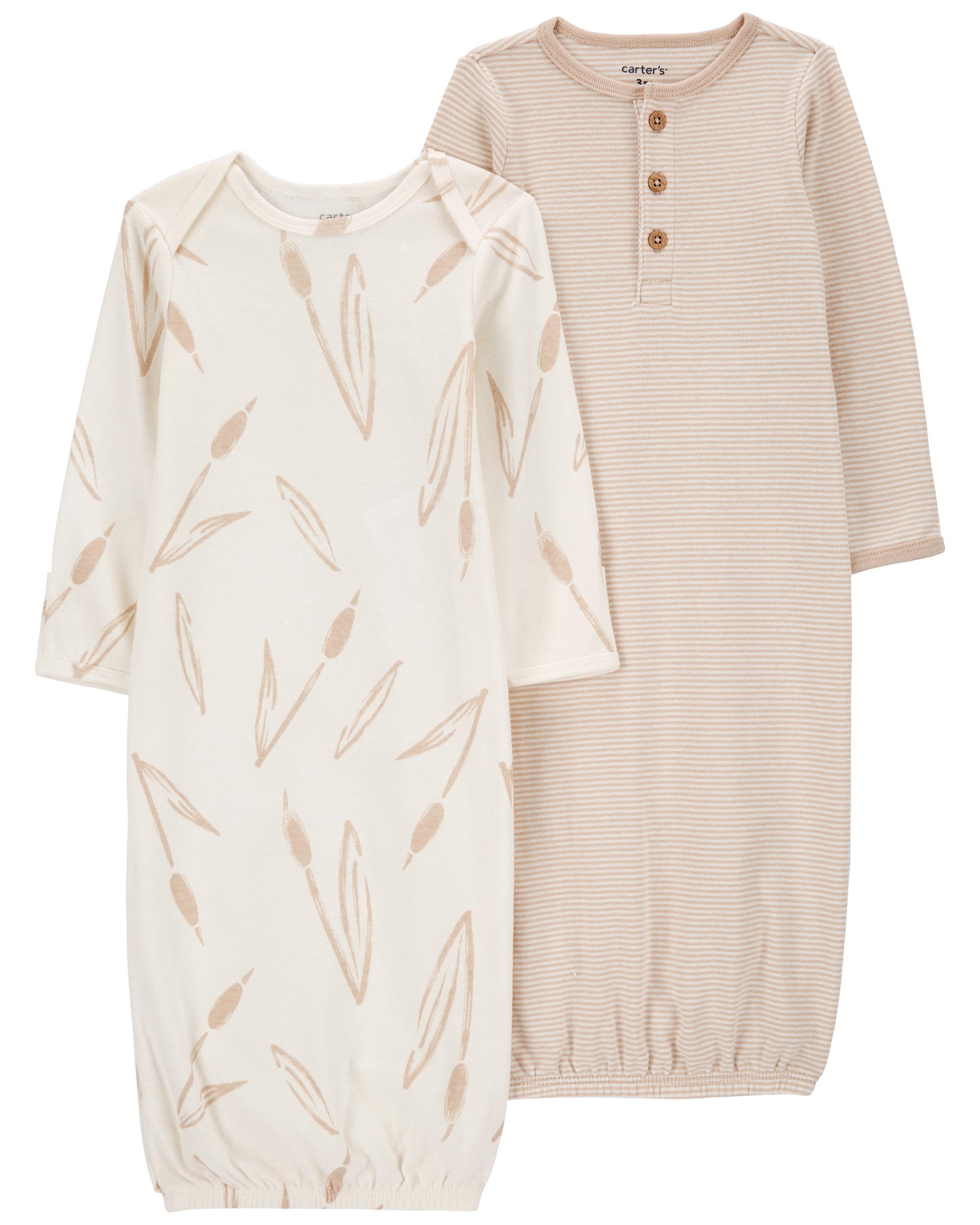 Carter's Carters Baby Boy or Girl 2-Pack Sleeper Gowns - Macy's