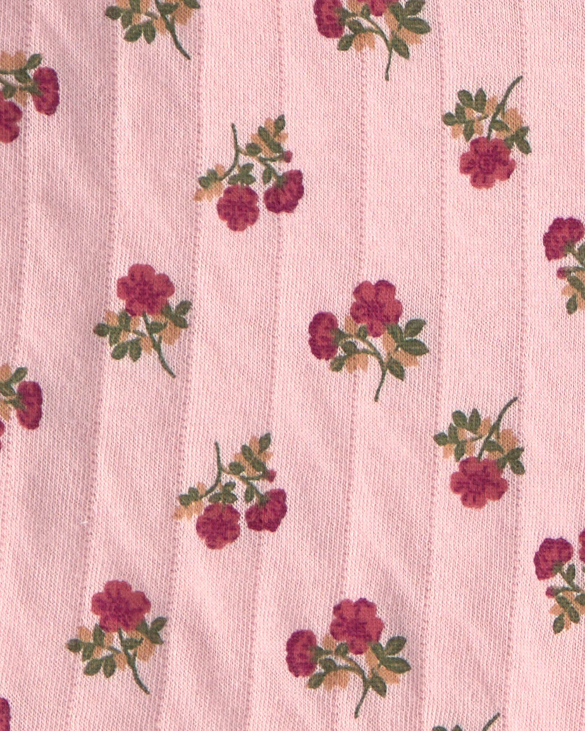 Baby Girl 3-Piece Floral Layering Set - Pink