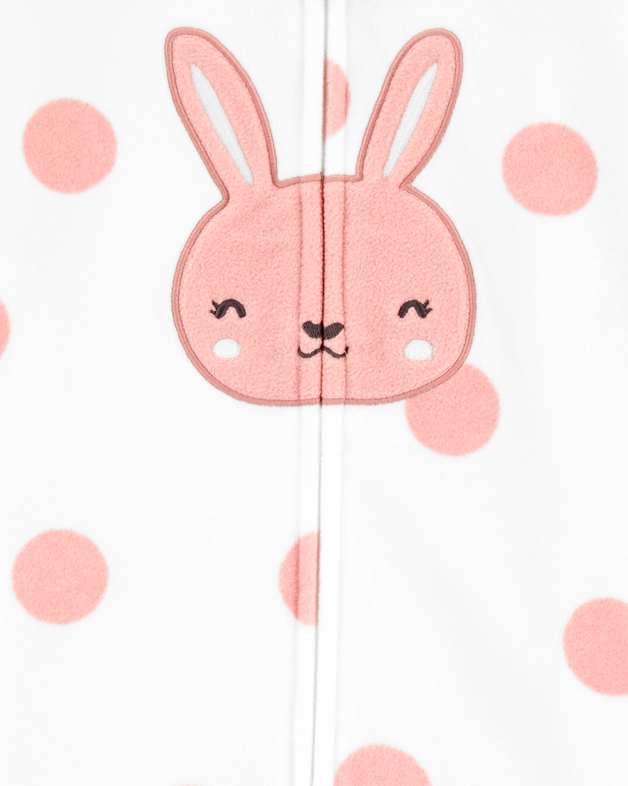 Baby White Pink Bunny Fleece Sleep Bag Carters Com