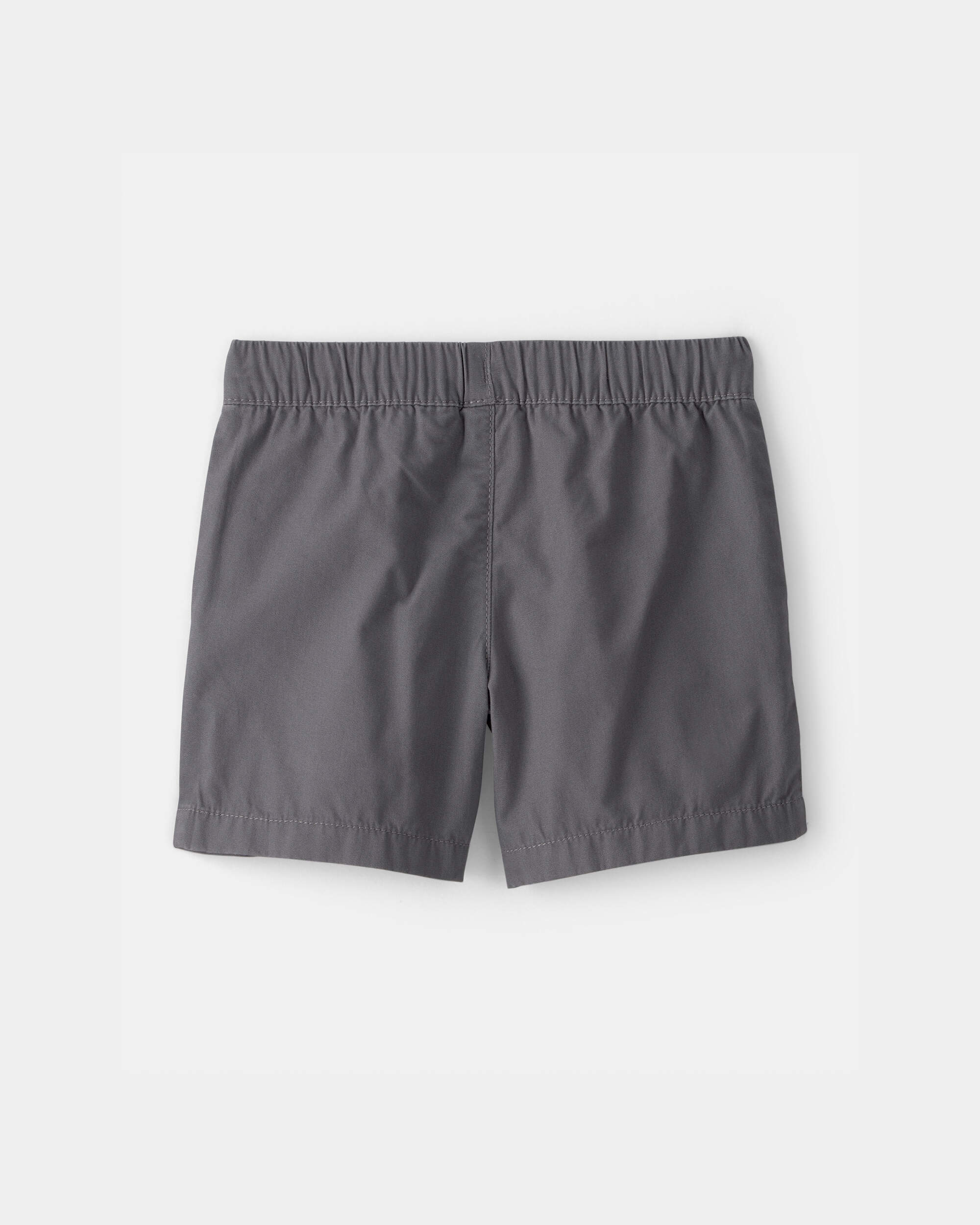 Toddler Boy Canvas Shorts - Grey