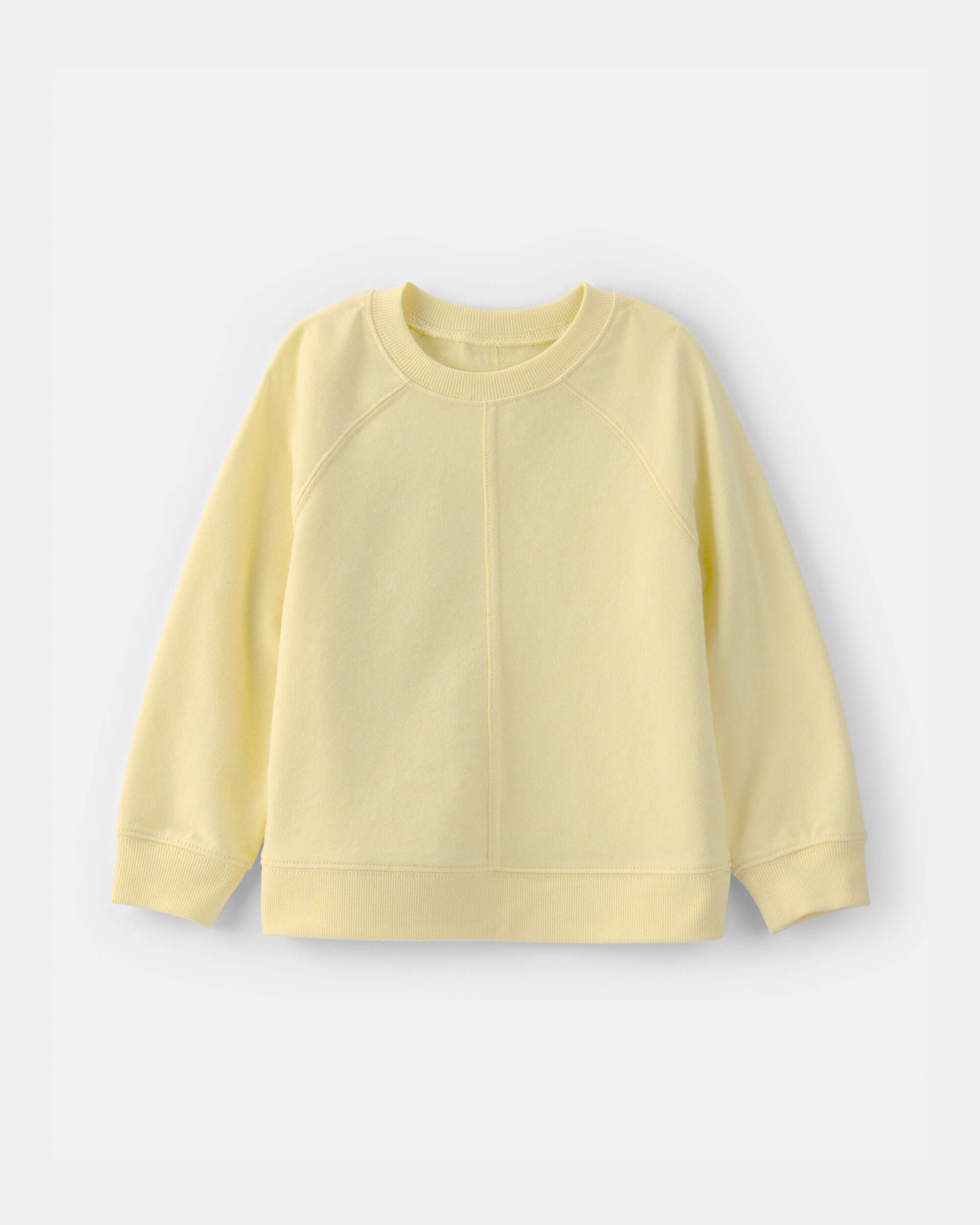 Toddler French Terry Pullover Sweatshirt - Yellow