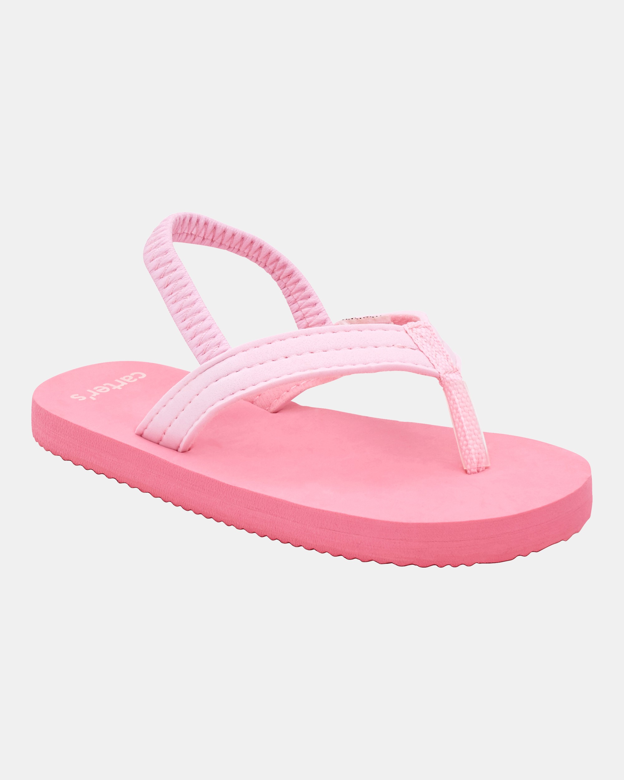 Sandales D'Été Fille Carter's - Taille 8 US - Rose - Neuf Sans Emballage - Matière Tissu