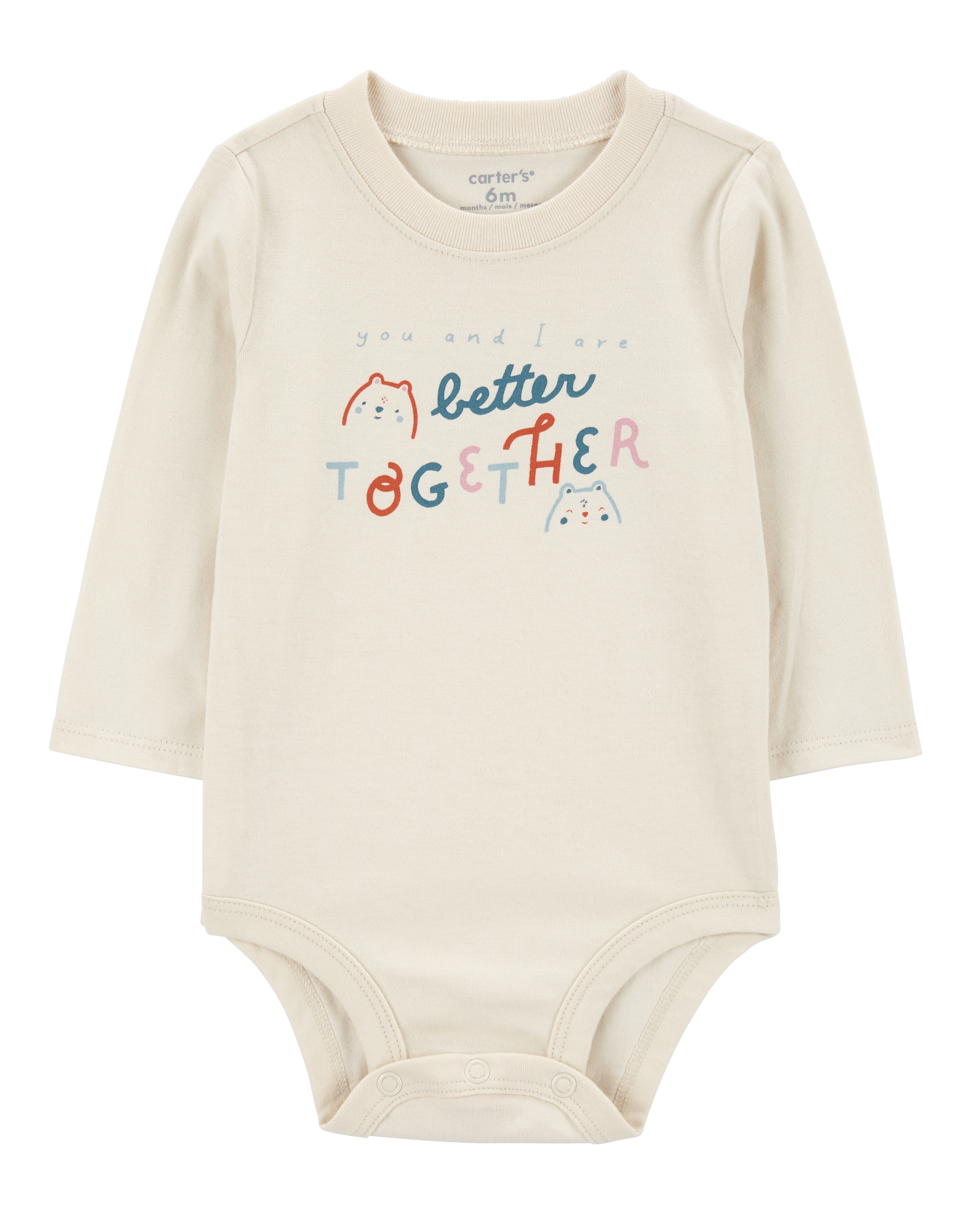 Baby Better Together Cat Long-Sleeve Bodysuit