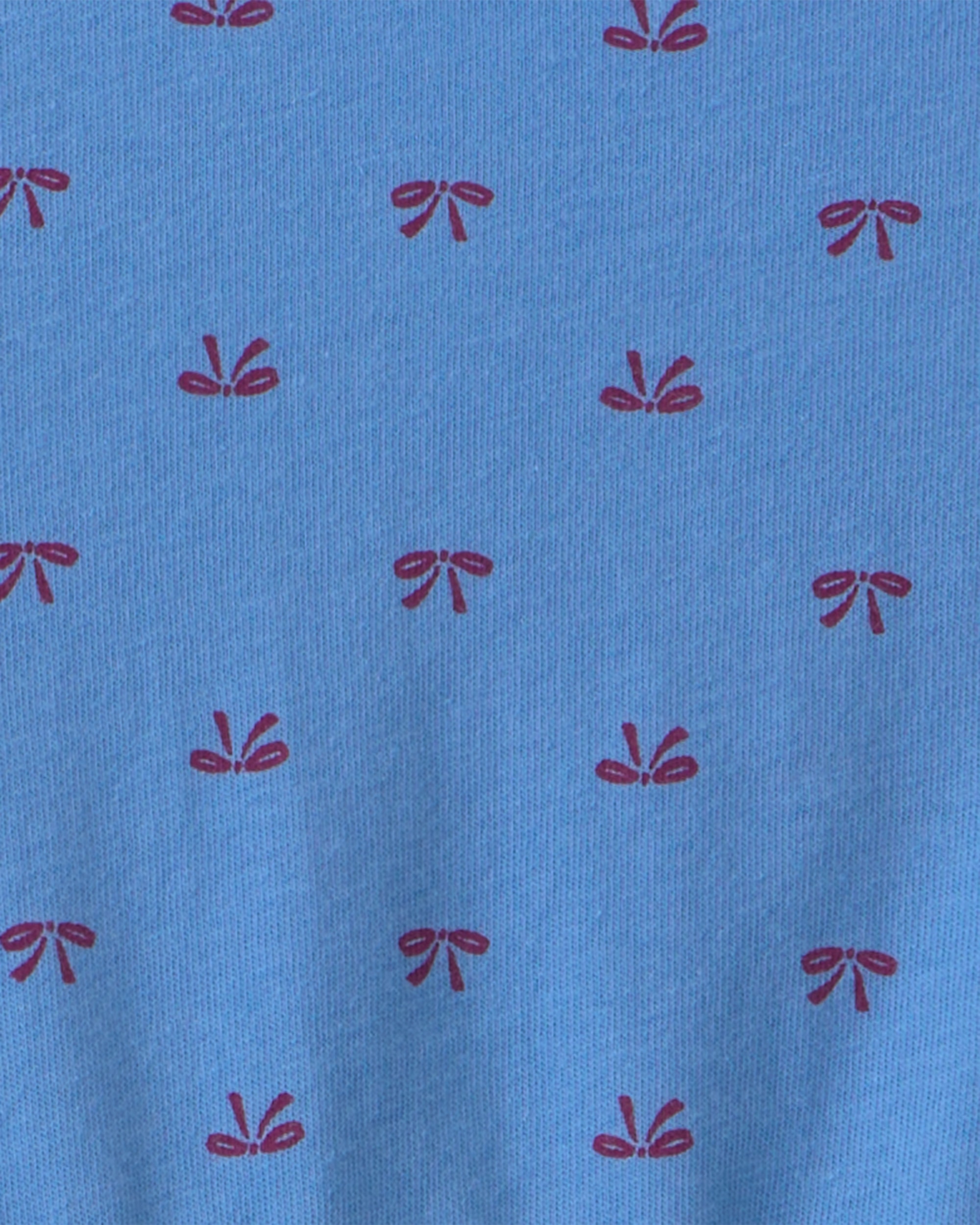 Toddler Girl Bow Long-Sleeve Dress - Blue