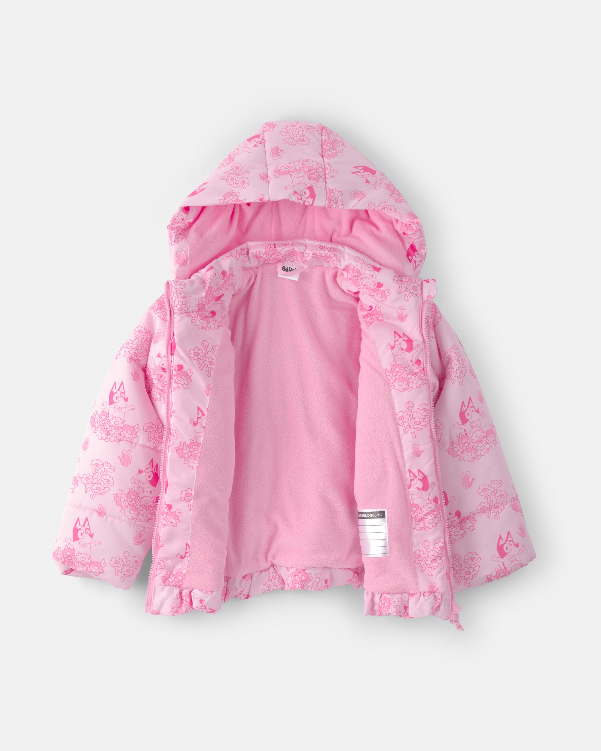 Girls Bluey Fashion Jacket -  Pink