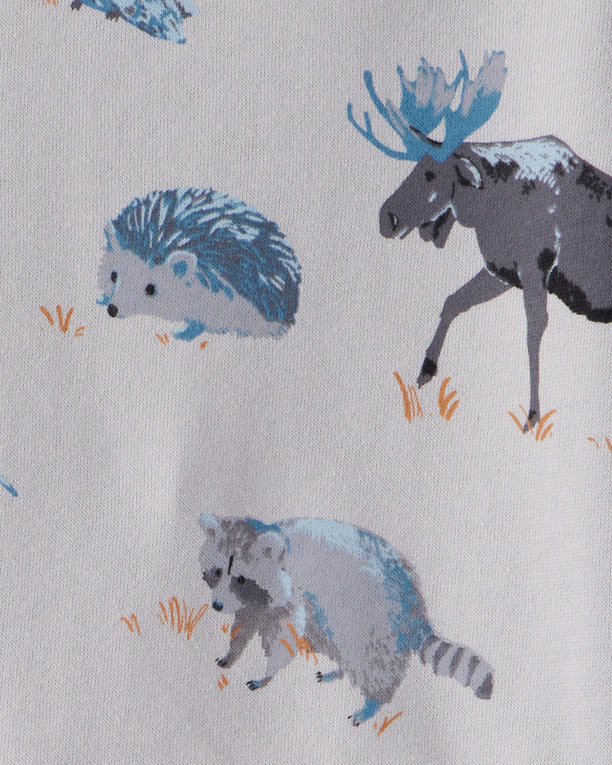 Baby Boy Midnight Forest Print Fleece Set Made with Organic Cotton