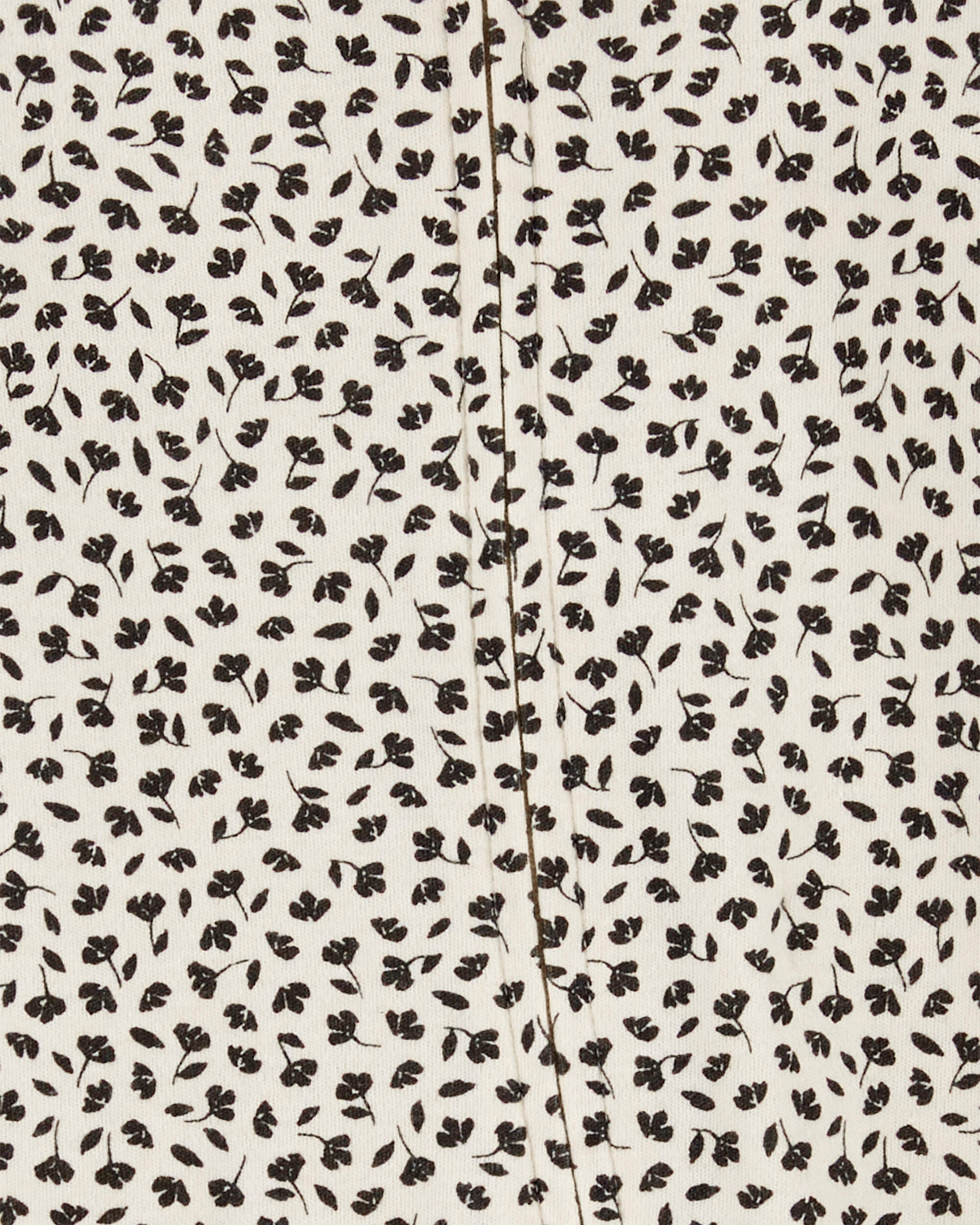 Baby Girl Floral 2-Way Zip Cotton Sleeper