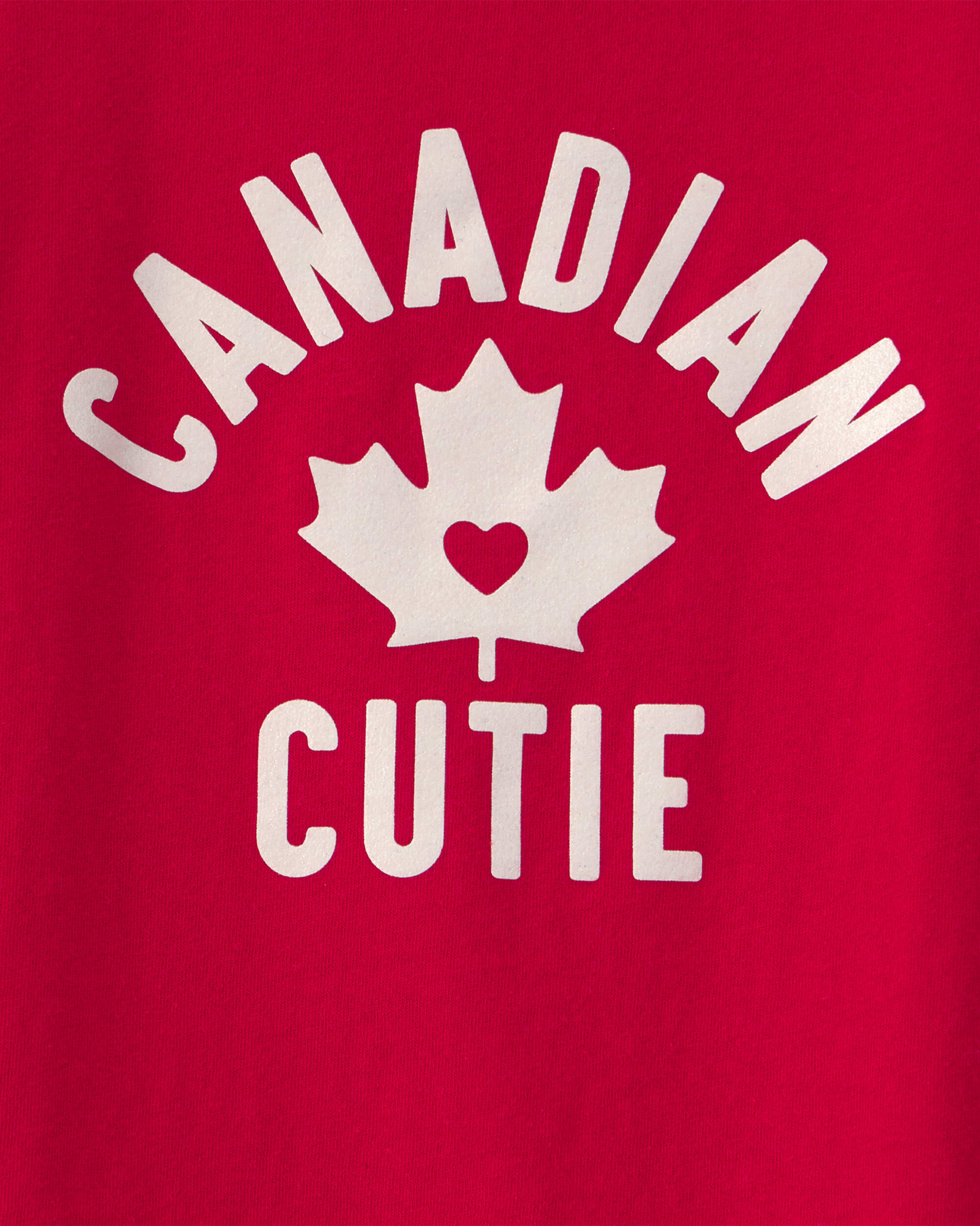 Toddler Girl Canadian Cutie Short-Sleeve Tee - Red