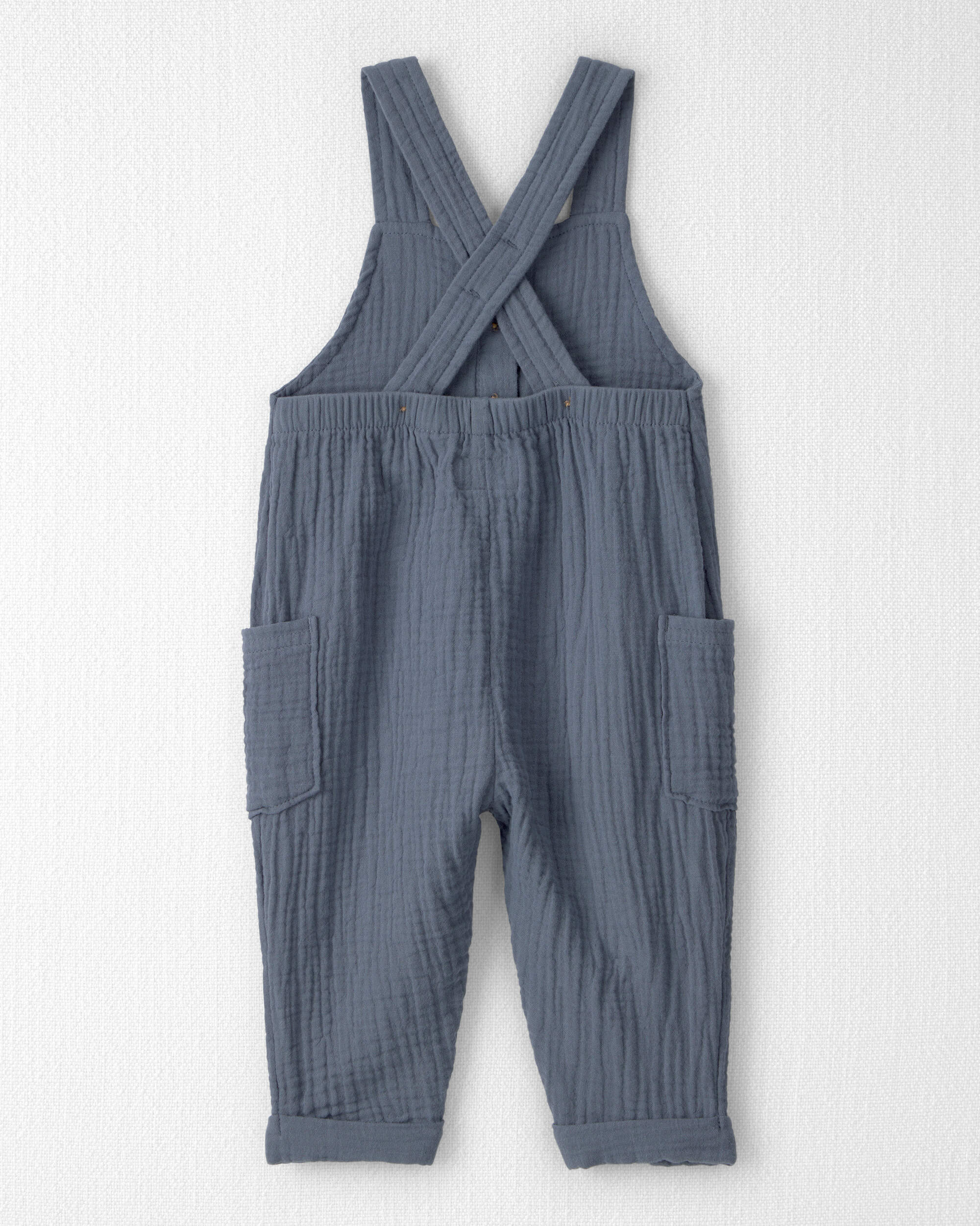 Baby Organic Cotton Gauze Overalls
