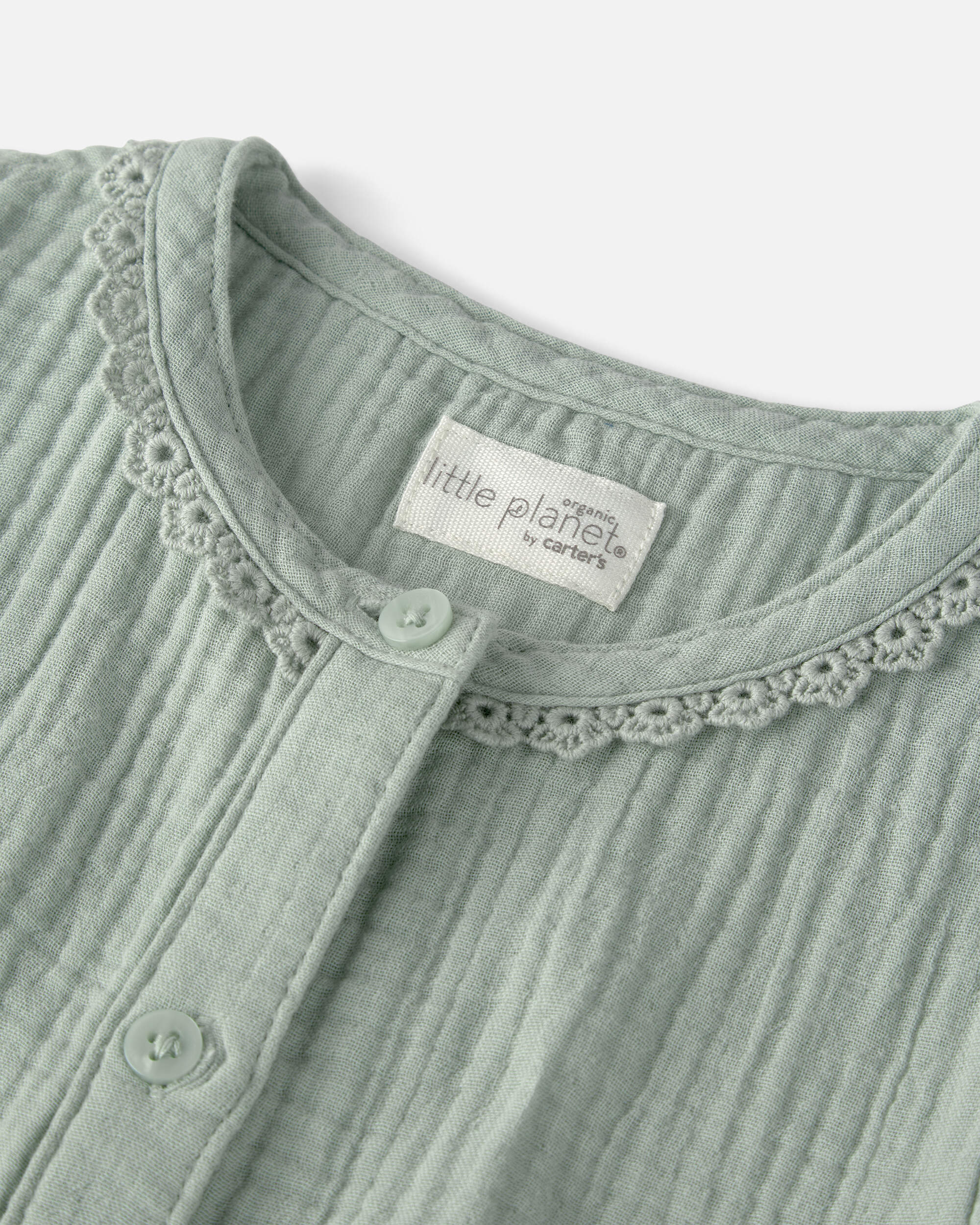 Girls Organic Cotton Gauze Dress