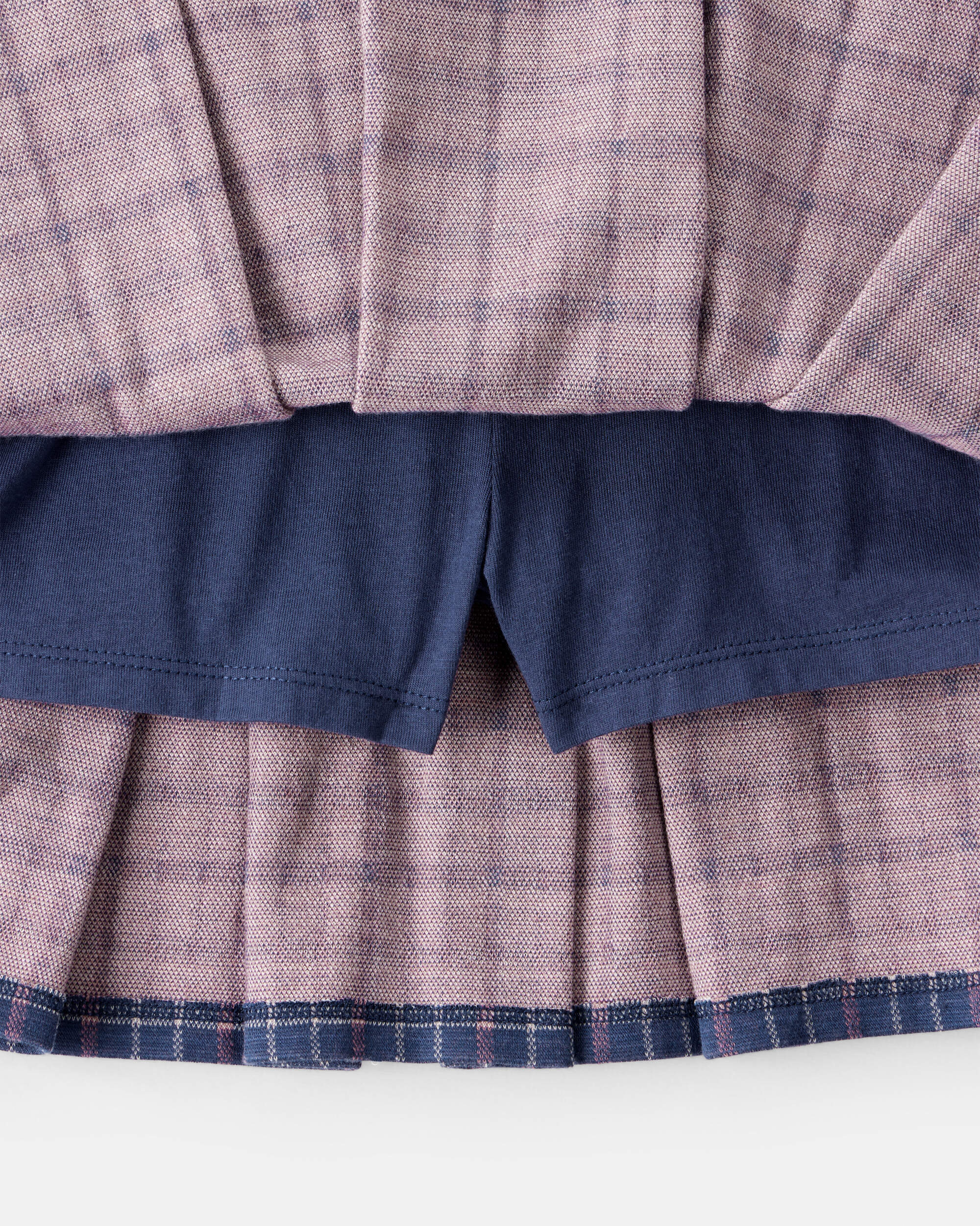 Girls Plaid Pull-On Skort