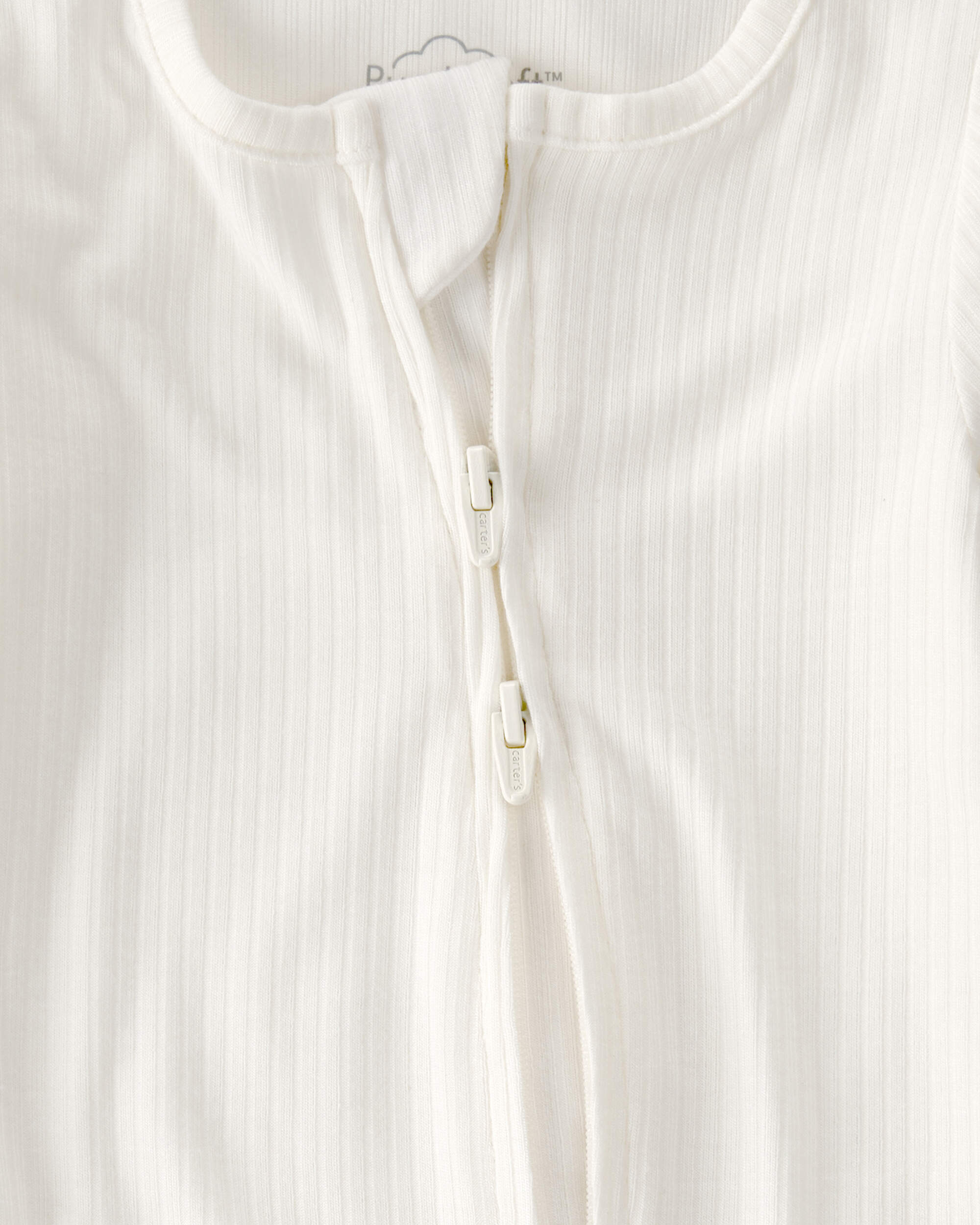 Baby 2-Way Zip PurelySoft Sleeper - Cream