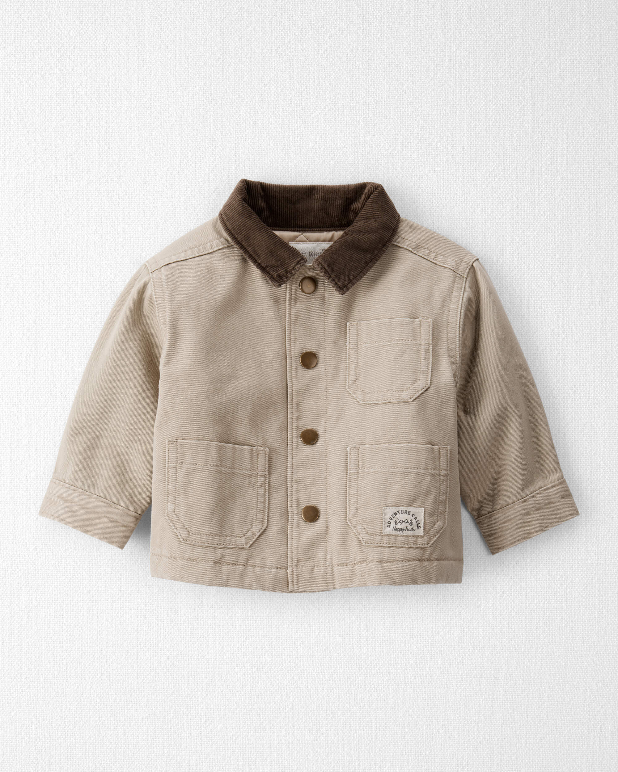 Baby Organic Cotton Twill Barn Jacket
