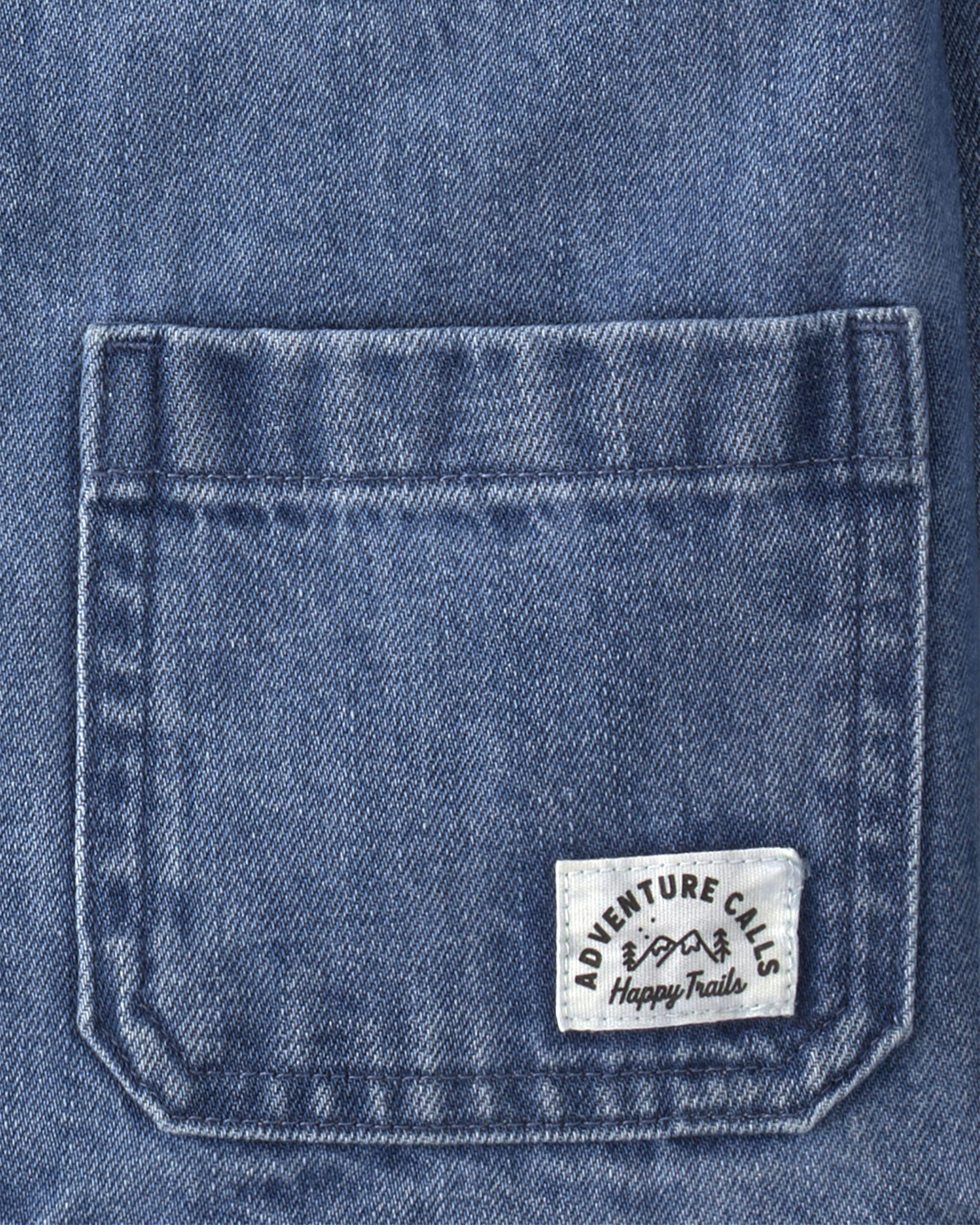 Toddler Organic Cotton Denim Barn Jacket