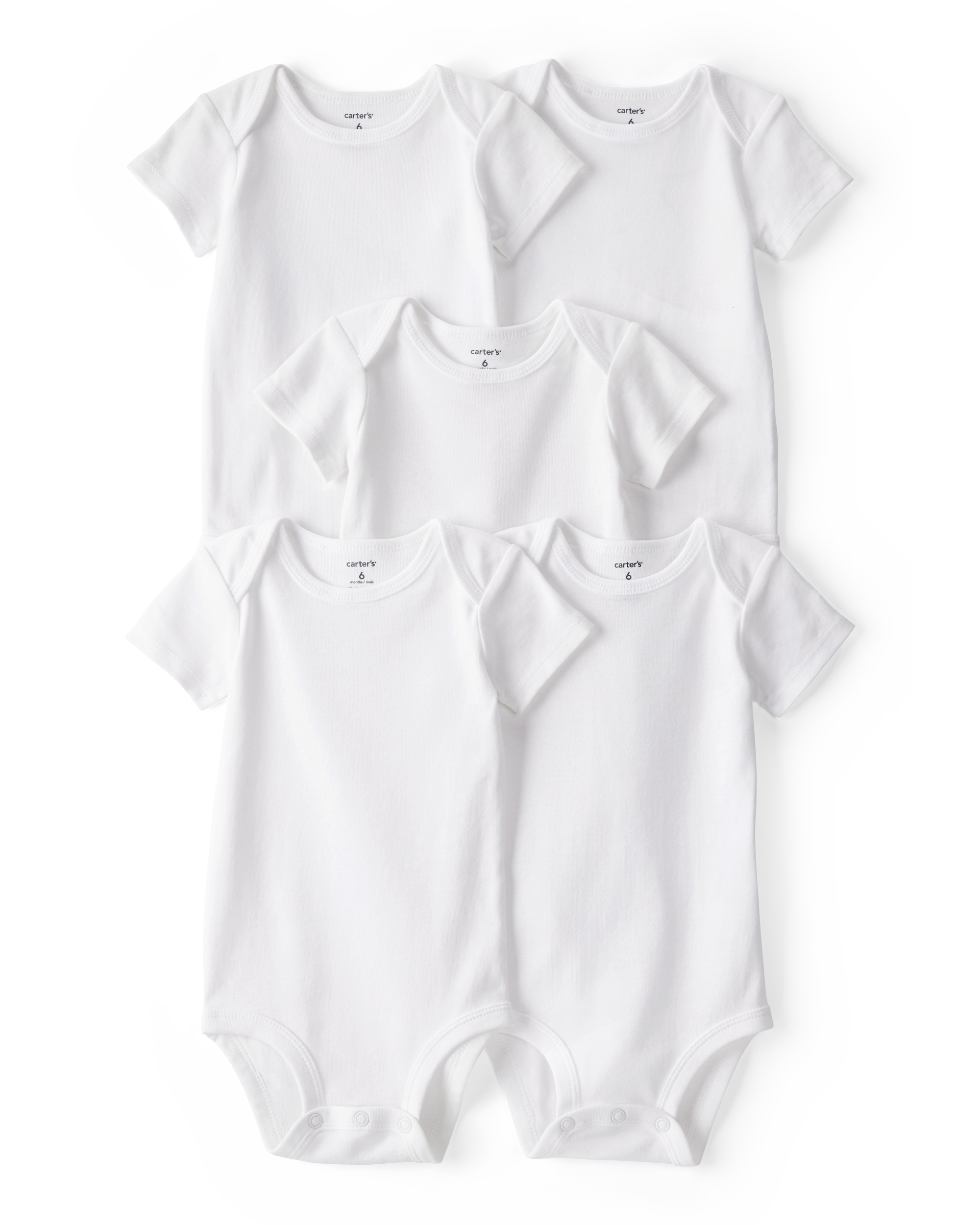 Baby 5-Pack Short-Sleeve Bodysuits