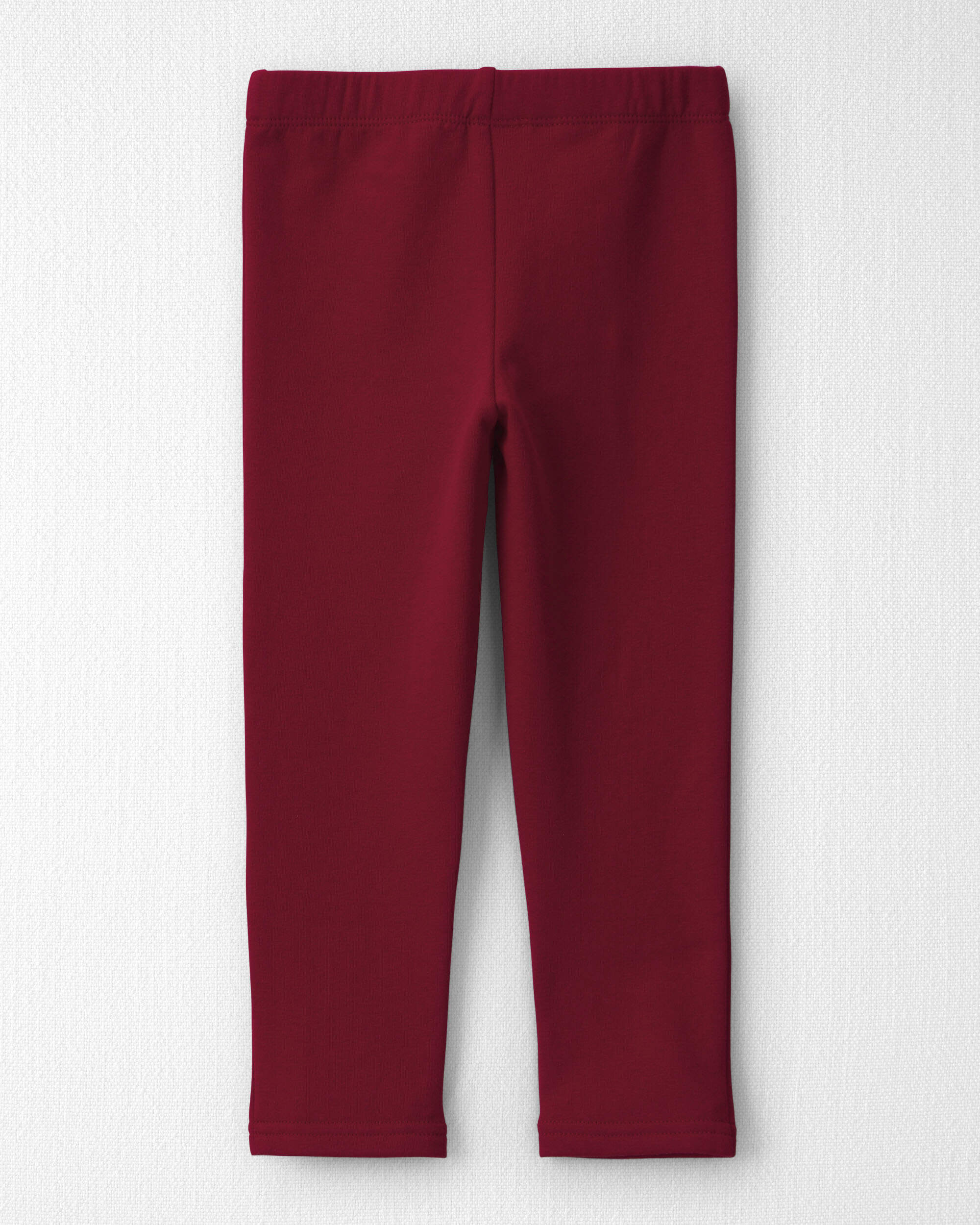 Toddler Girl 2-Pack Fleece Leggings Made with Organic Cotton
