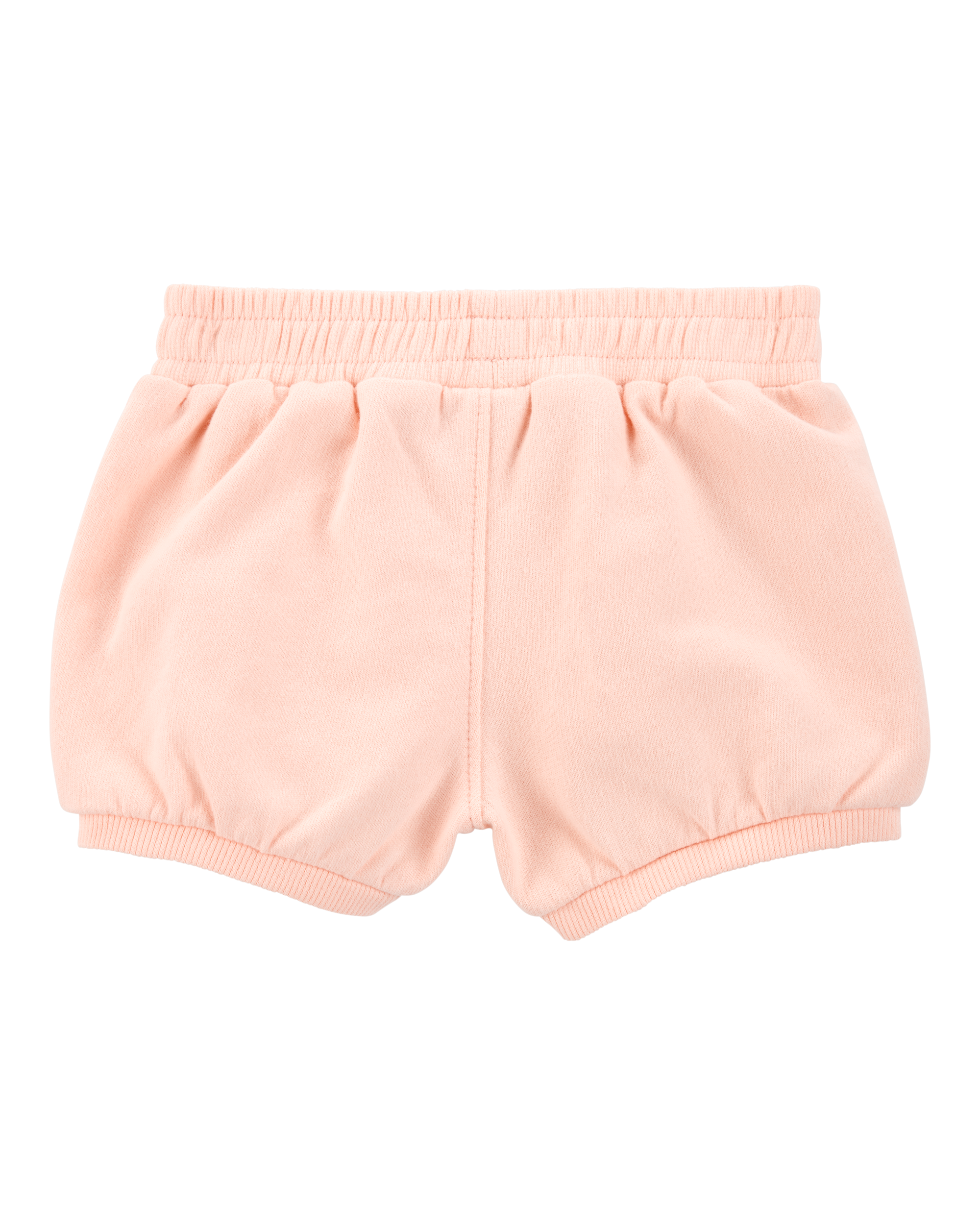 Baby Pull-On French Terry Shorts - Pink