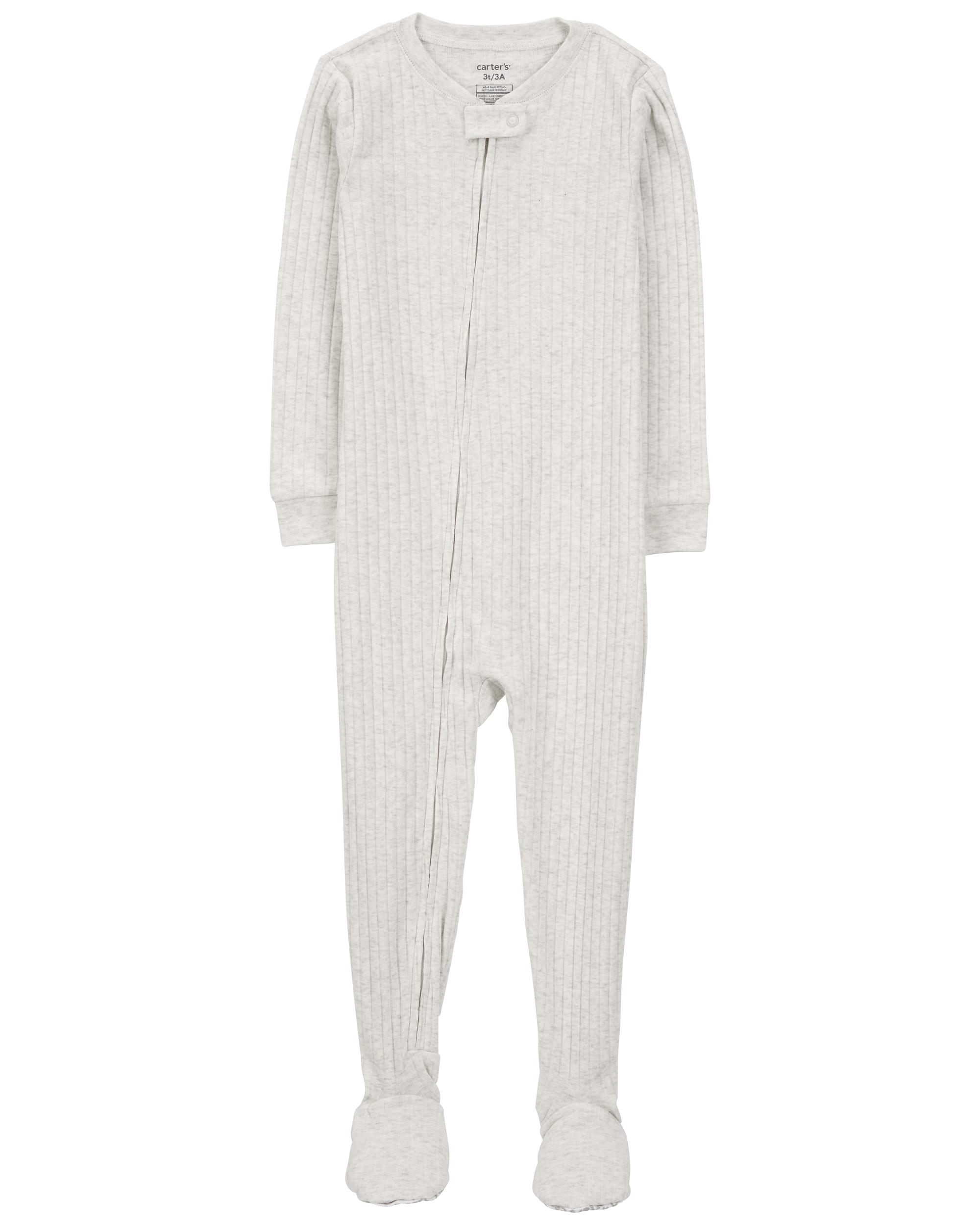Toddler 1-Piece Cotton Blend Footie Pyjamas