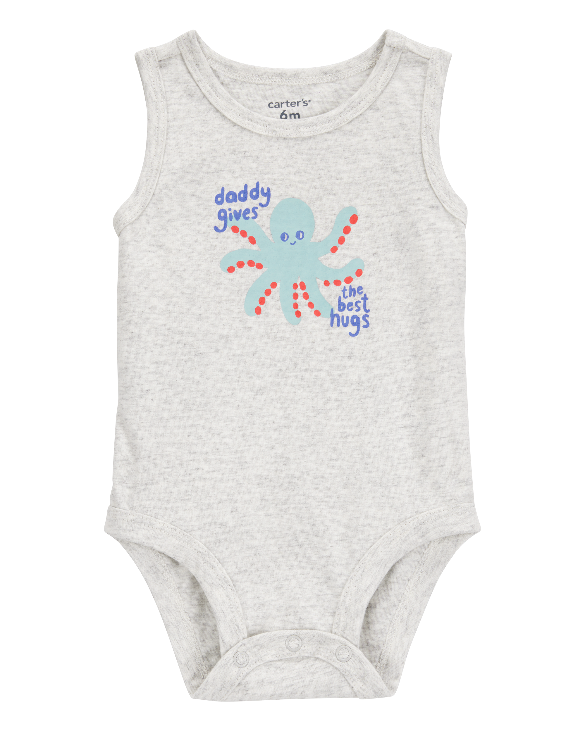Baby Octopus Daddy Sleeveless Bodysuit