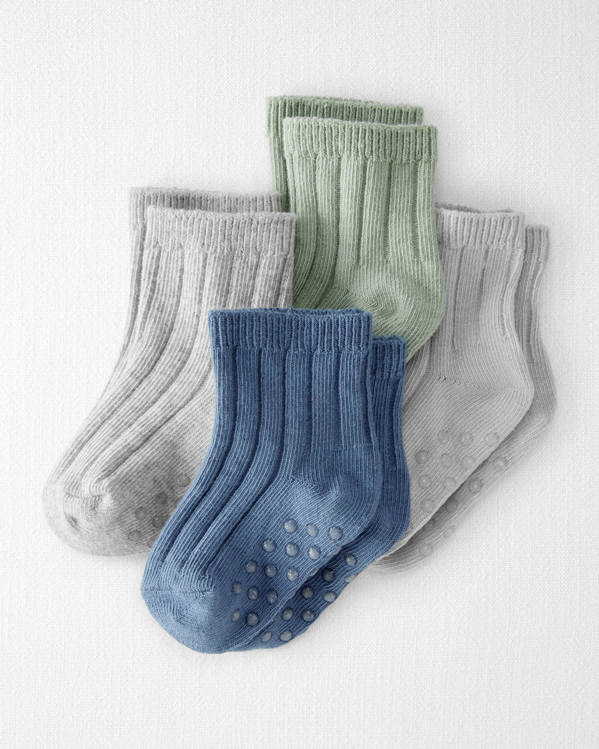 Baby Girl 4-Pack Socks Made with Organic Cotton