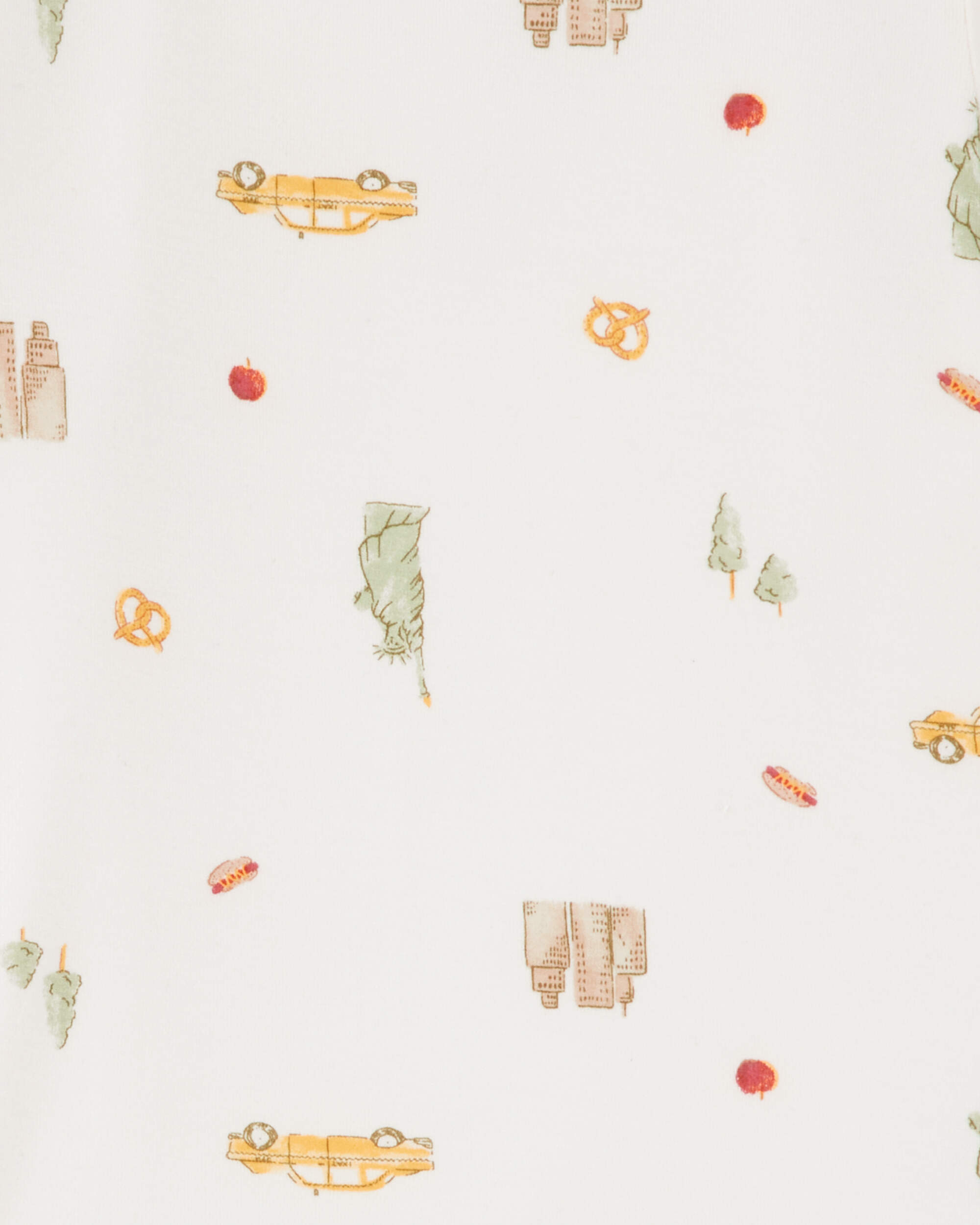 Toddler New York City Print PurelySoft 2-Piece Pyjamas - Ivory