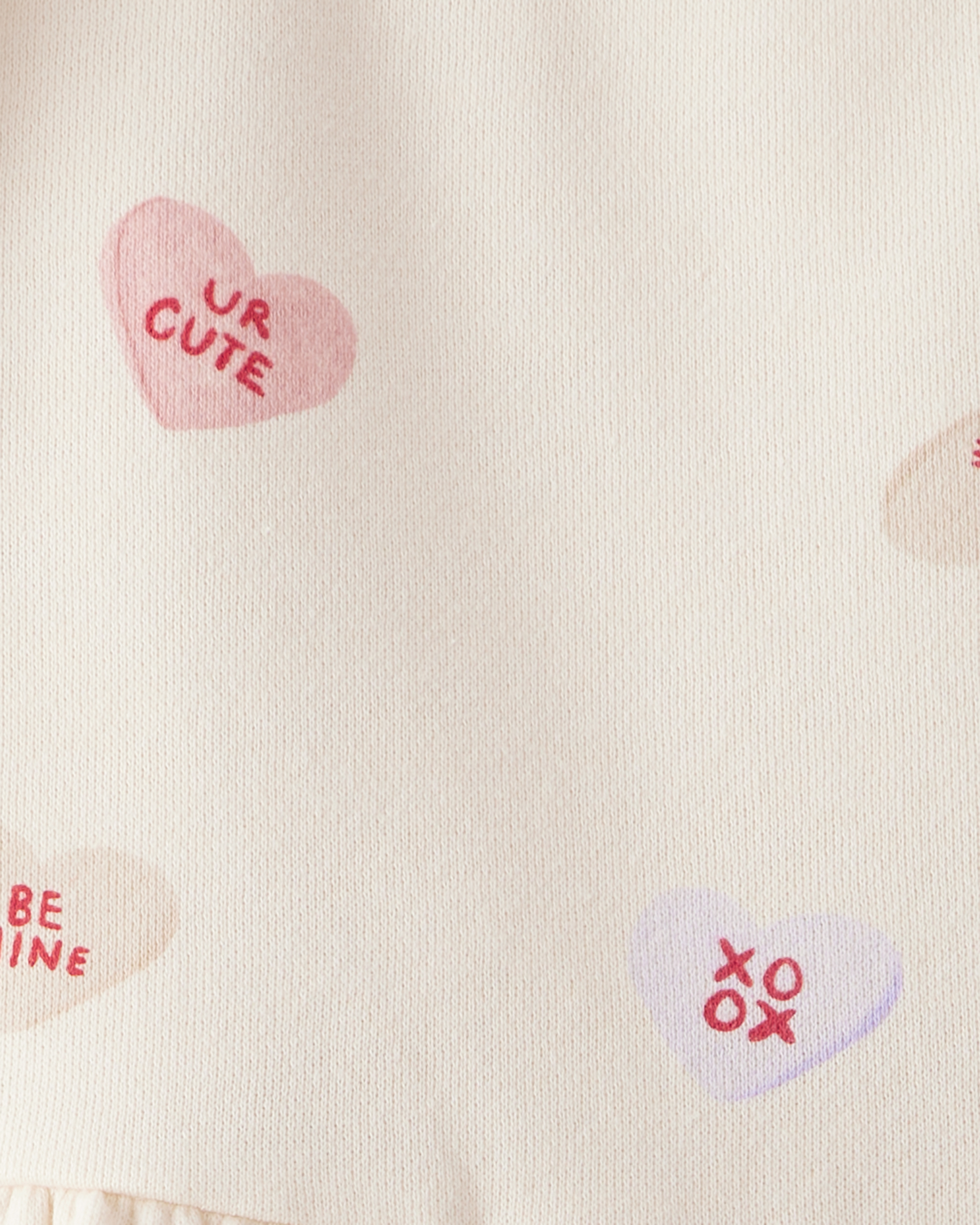 Toddler Girl Valentine's Day Heart Dress - Ivory