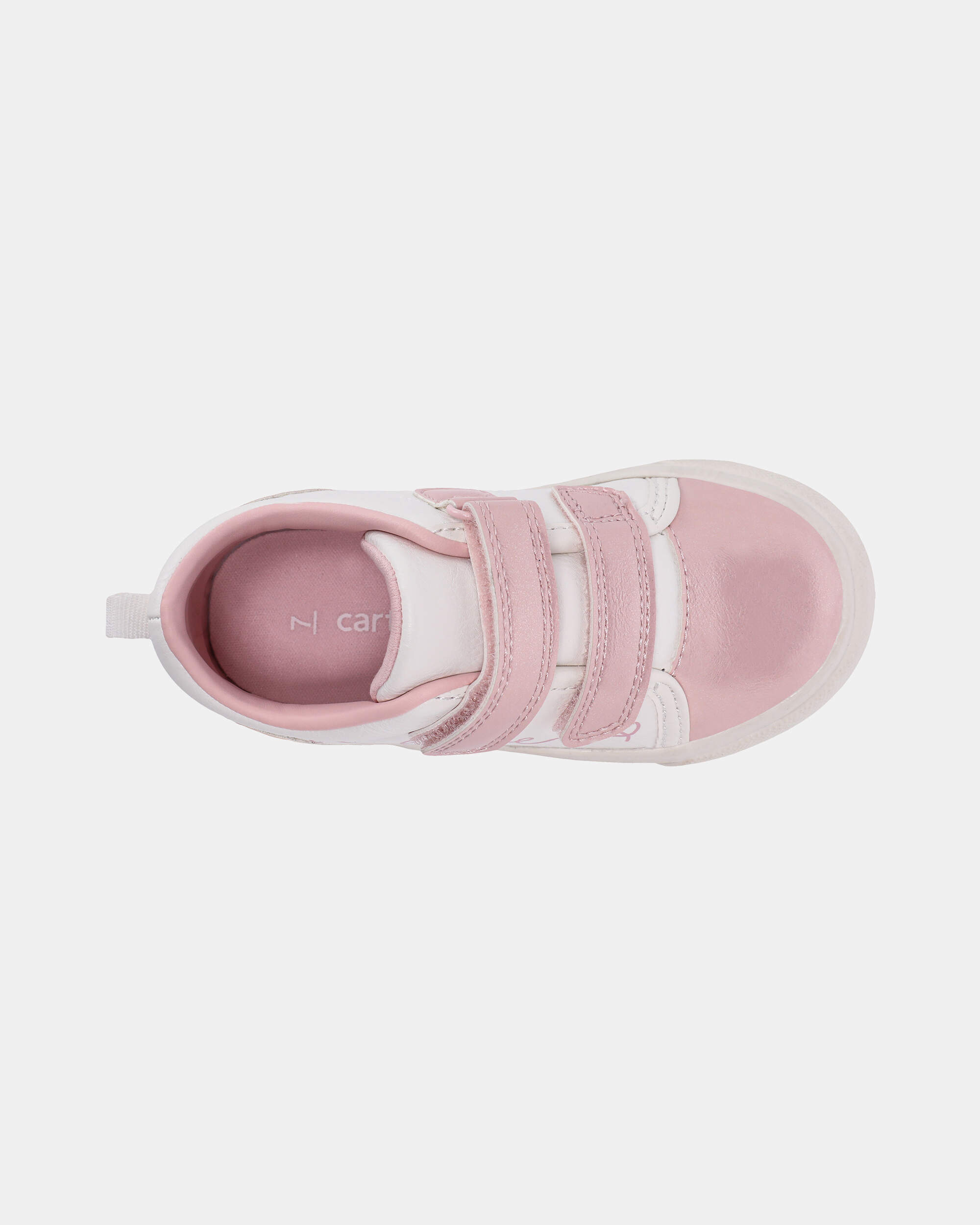 Toddler Girl Love Casual Sneakers - White/Pink
