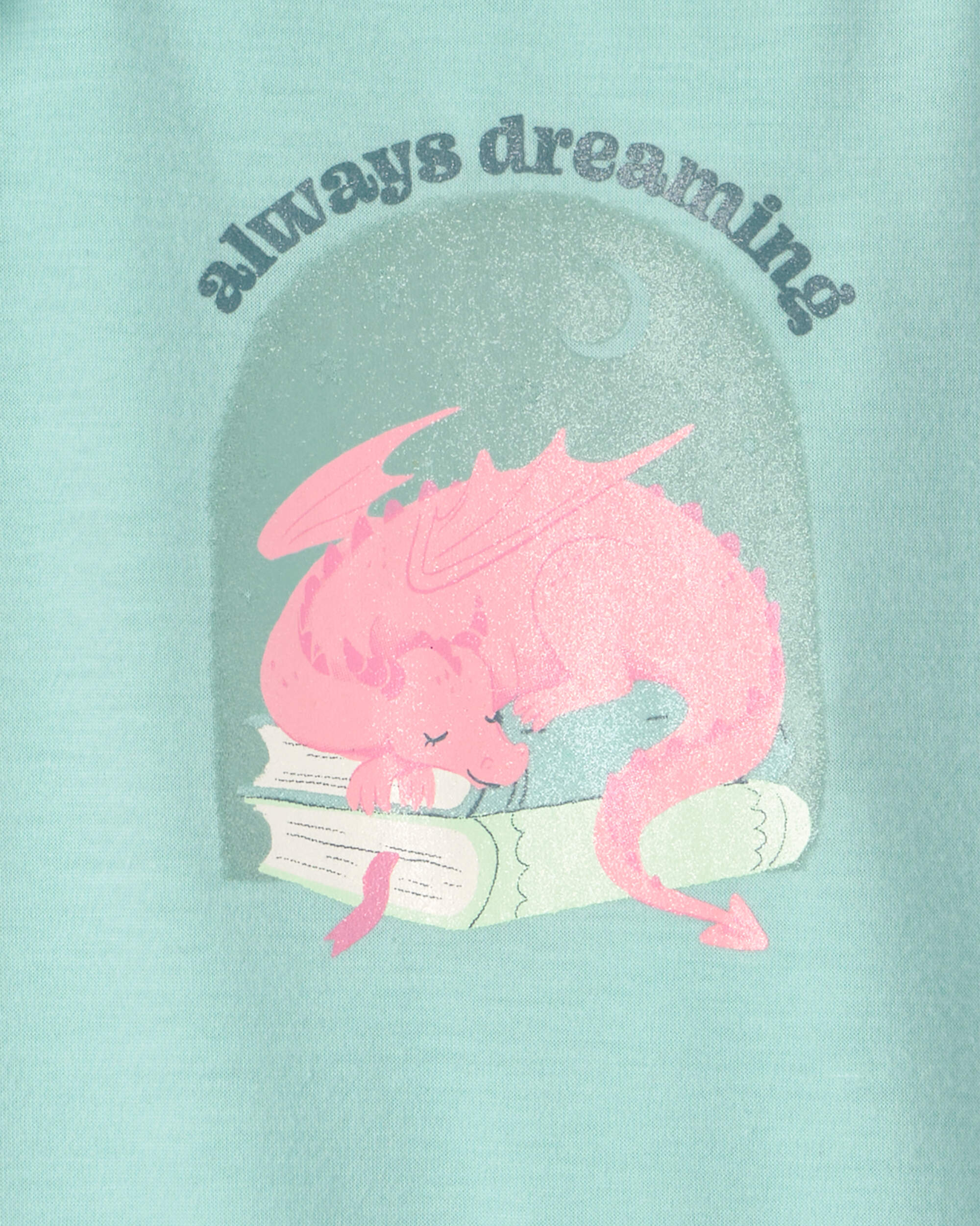 Girls 2-Pack Fairy Tale Dragon Loose Fit Nightgown - Blue/Ivory